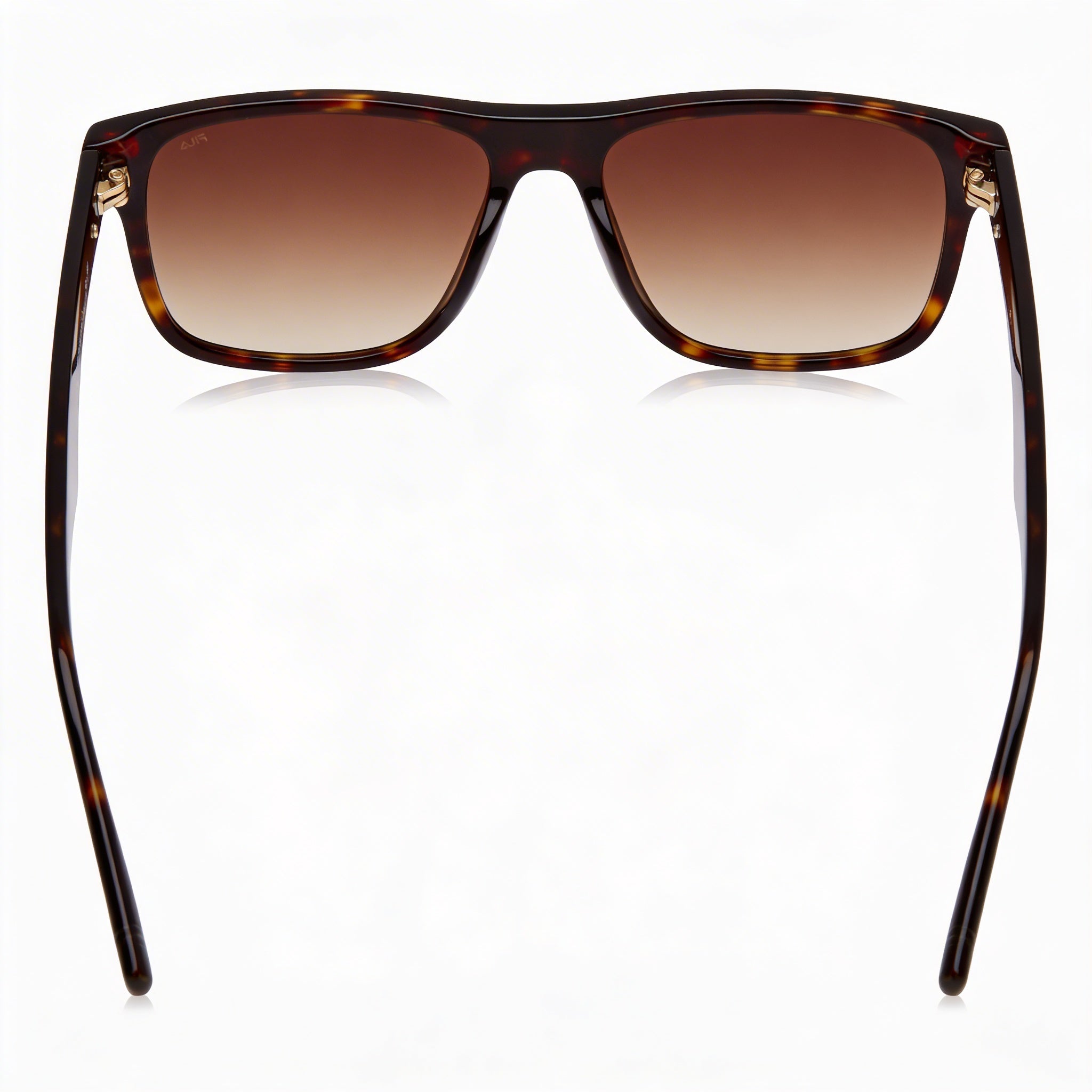 FILA Casual Men's Non-Polarized Acetate Sunglasses Shiny Dark Havana Frame, Brown Gradient Lenses 56mm, Photo 3