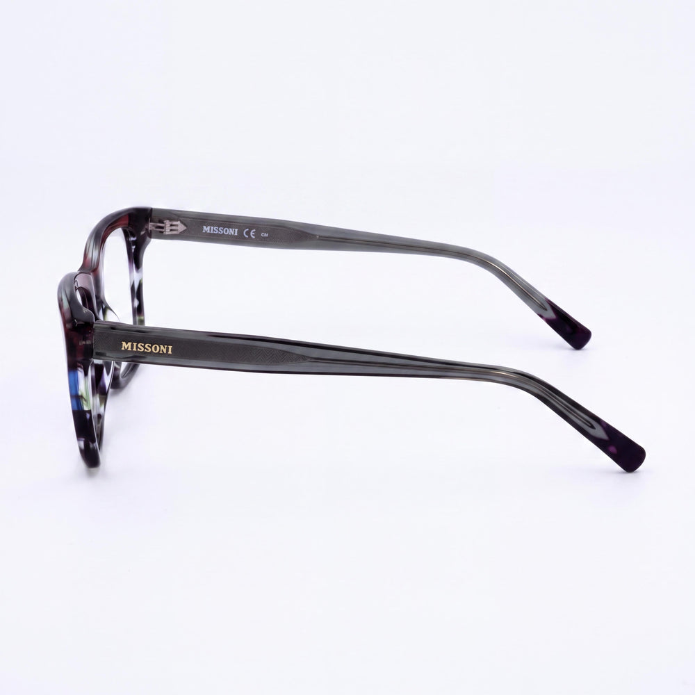 Missoni Modern Women's Acetate Viobrw Horne Eyeglasses with Non-polarised Polycarbonate Lenses 50-18-145mm