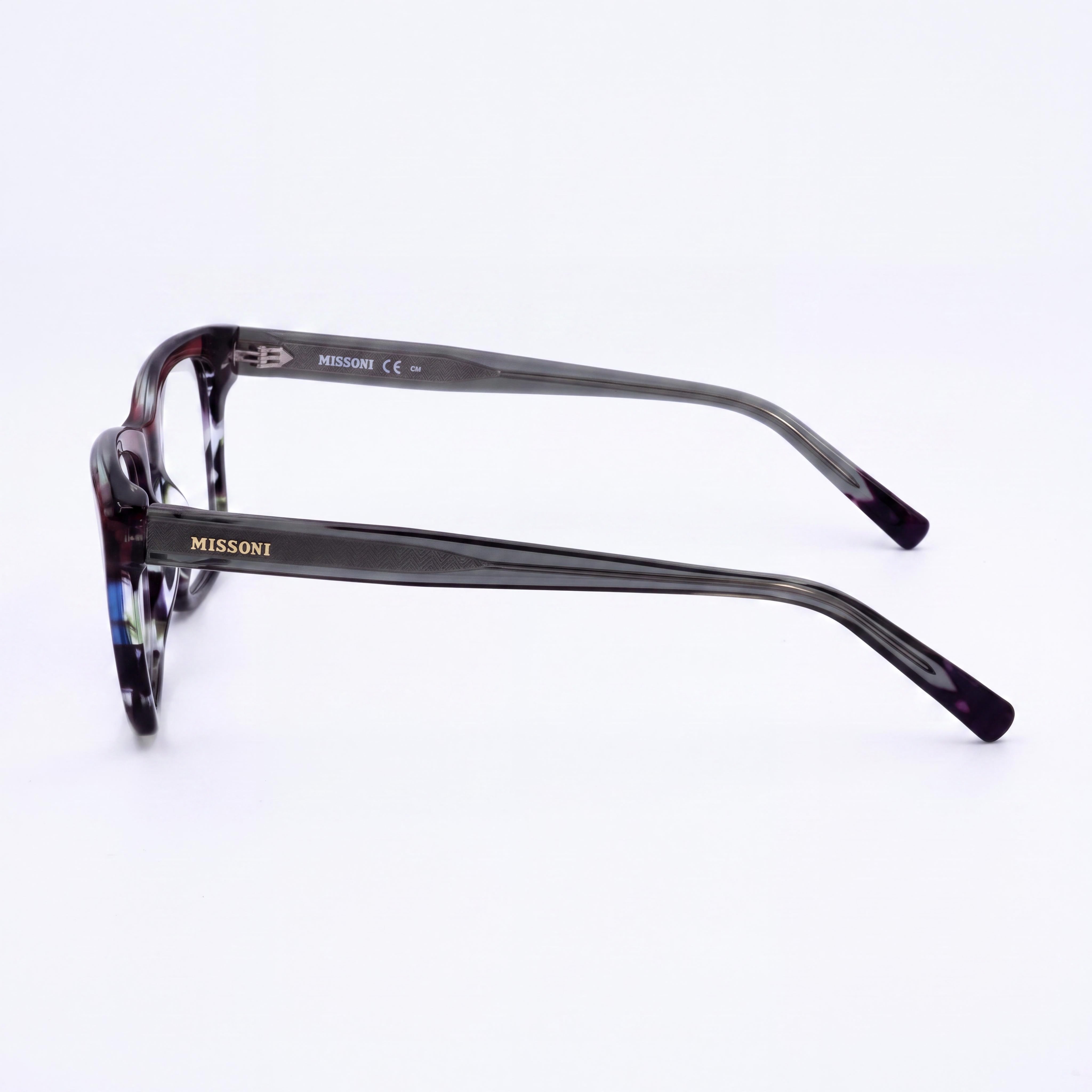 Missoni Modern Women's Acetate Viobrw Horne Eyeglasses with Non-polarised Polycarbonate Lenses 50-18-145mm, Photo 2