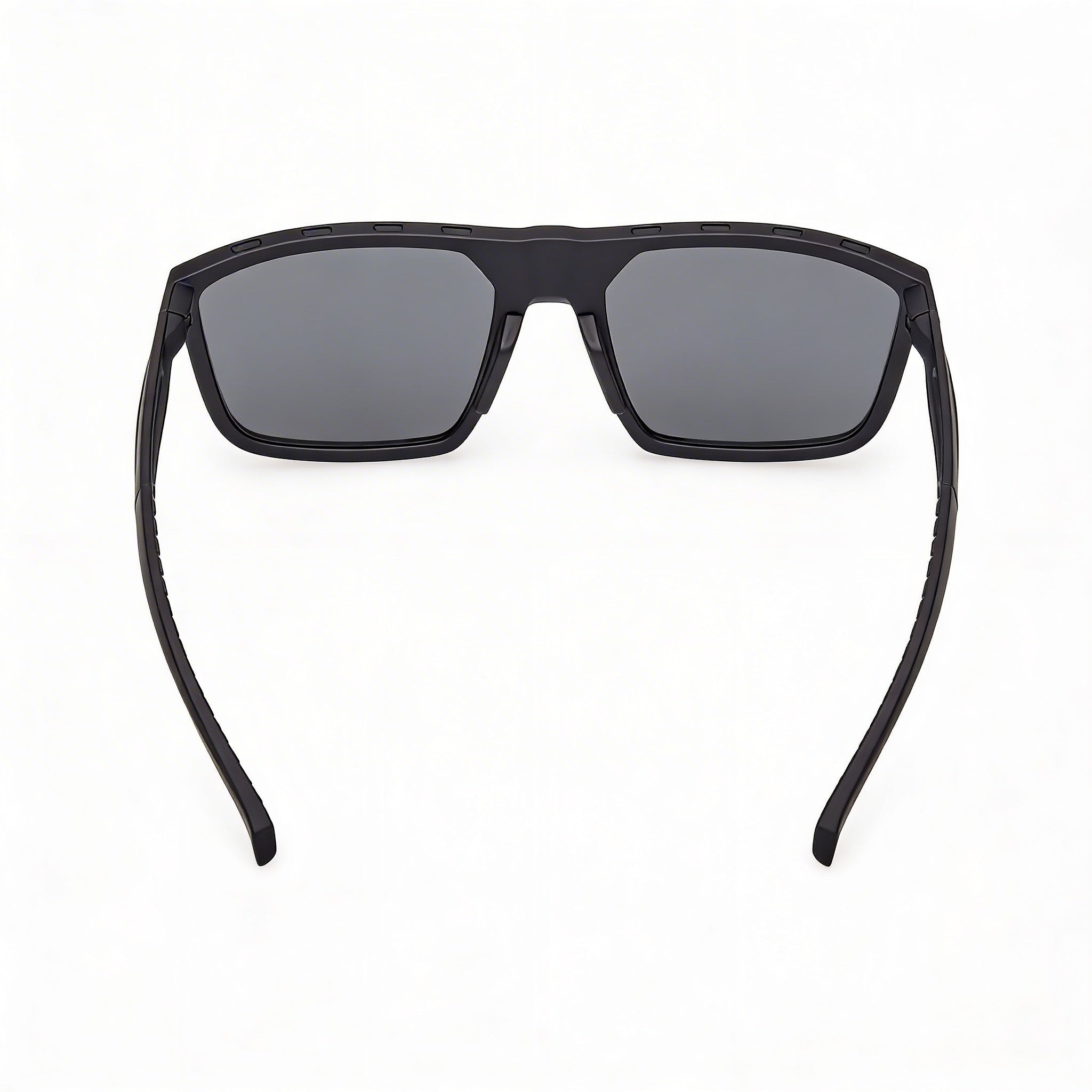 adidas Modern Men's Matte Black Plastic Frame Sunglasses with Grey UV Protection Non-Polarized Lenses 57mm, Photo 4