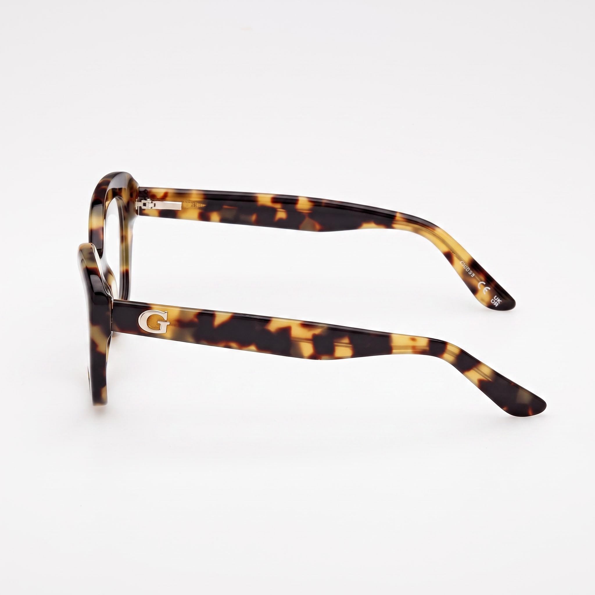 Gafas Guess Gu50225 para mujer con montura de plástico rubio Habana y lentes de policarbonato (51-22-140), Photo 2