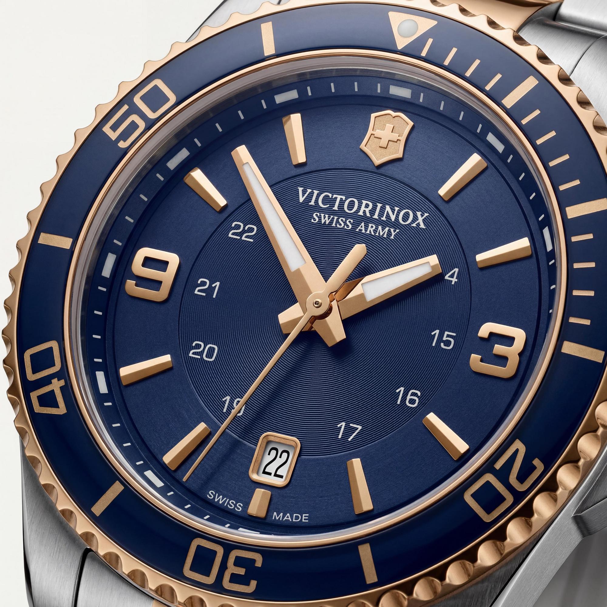 Victorinox Alliance Maverick Women's Large Swiss Made Quartz Chronograph Stainless Steel Water Resistant Watch, Photo 2