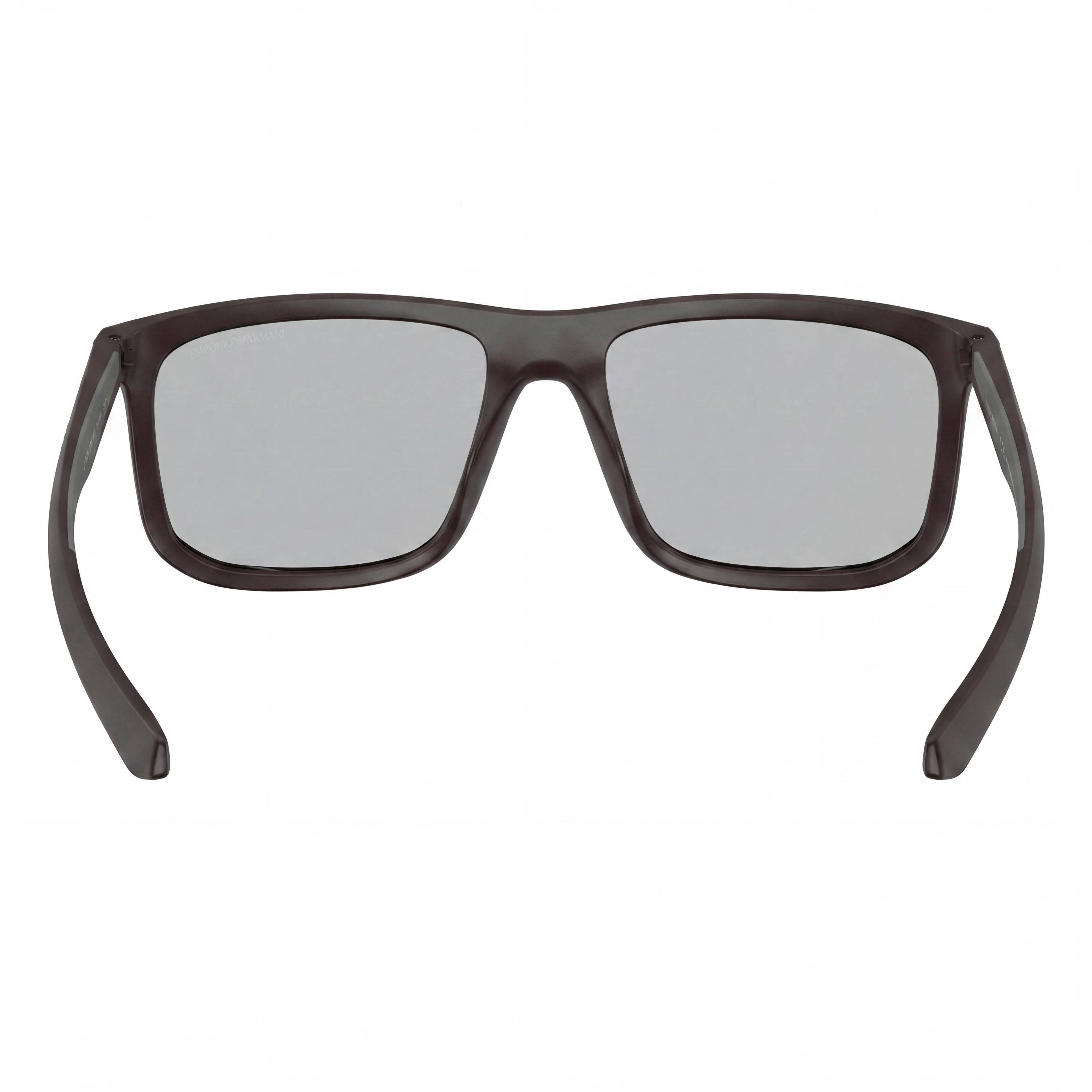 Emporio Armani Ea4234u Universal Fit Women's Plastic Sunglasses Matte Brown Light Grey Frame Light Grey Lens 100% UV Protection 57mm, Photo 3