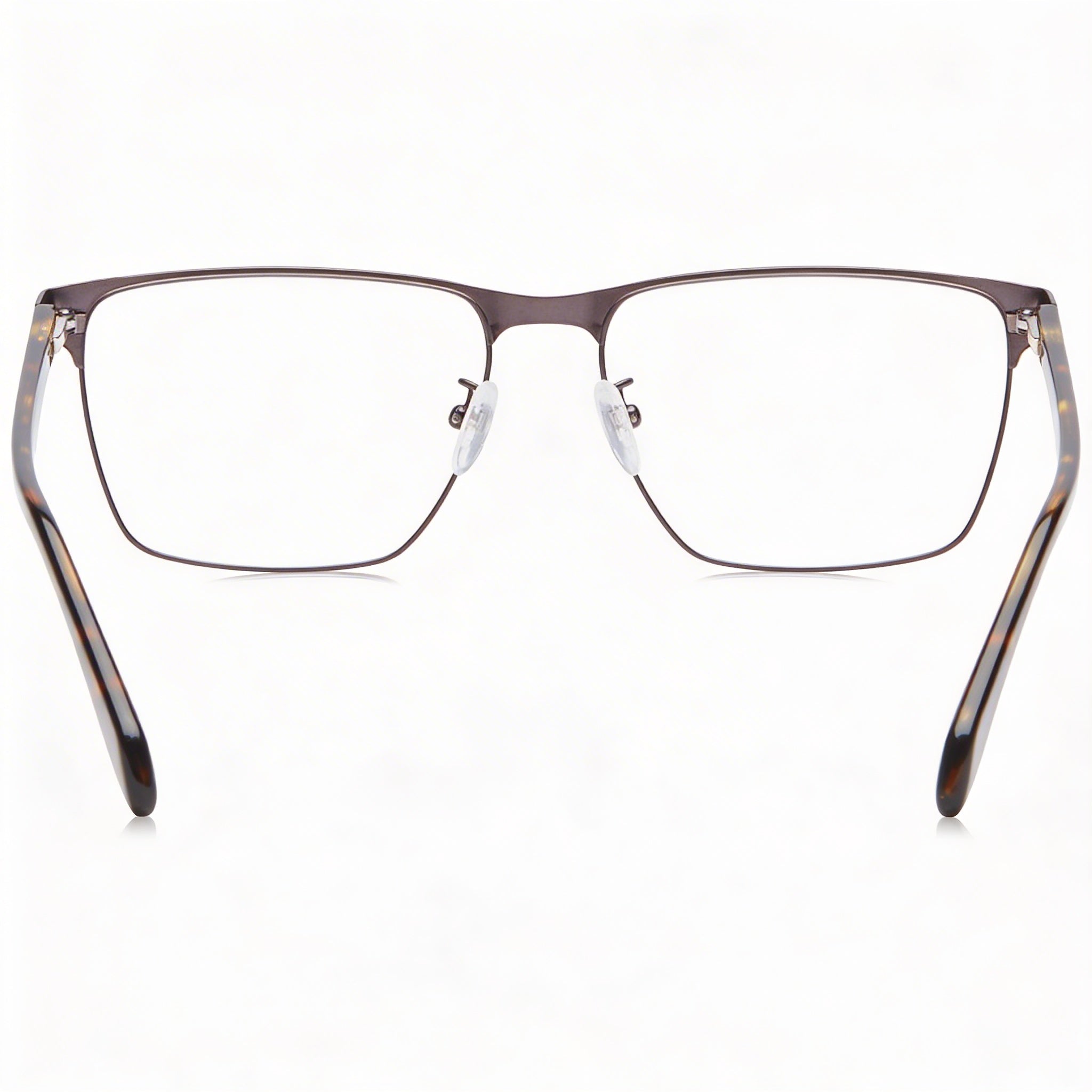 Adidas Modern Men's Metal Frame Eyeglasses, Shiny Gunmetal with Clear Polycarbonate Lenses, Size 55-16-140, Photo 4