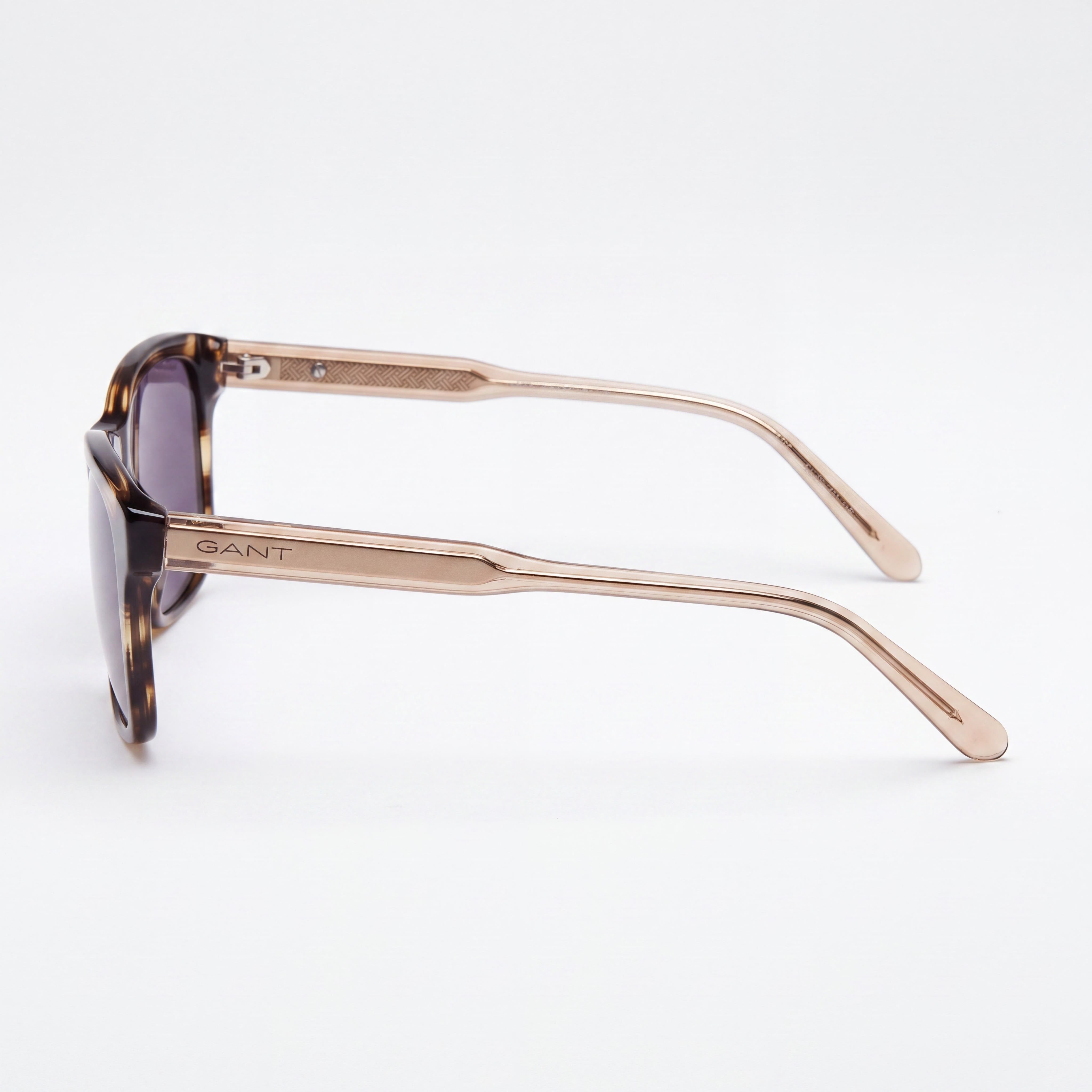 GANT GA719550N57 Men's Dark Brown Green Plastic Frame Non-Polarized Sunglasses with Brown Lenses 57mm, Photo 3