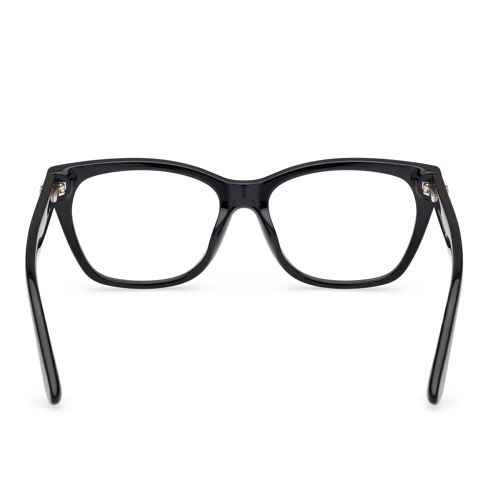 GUESS Gu50234 Women's Plastic Frame in Black with Transparent Polycarbonate Lenses 54-15-140mm Optical Eyeglasses