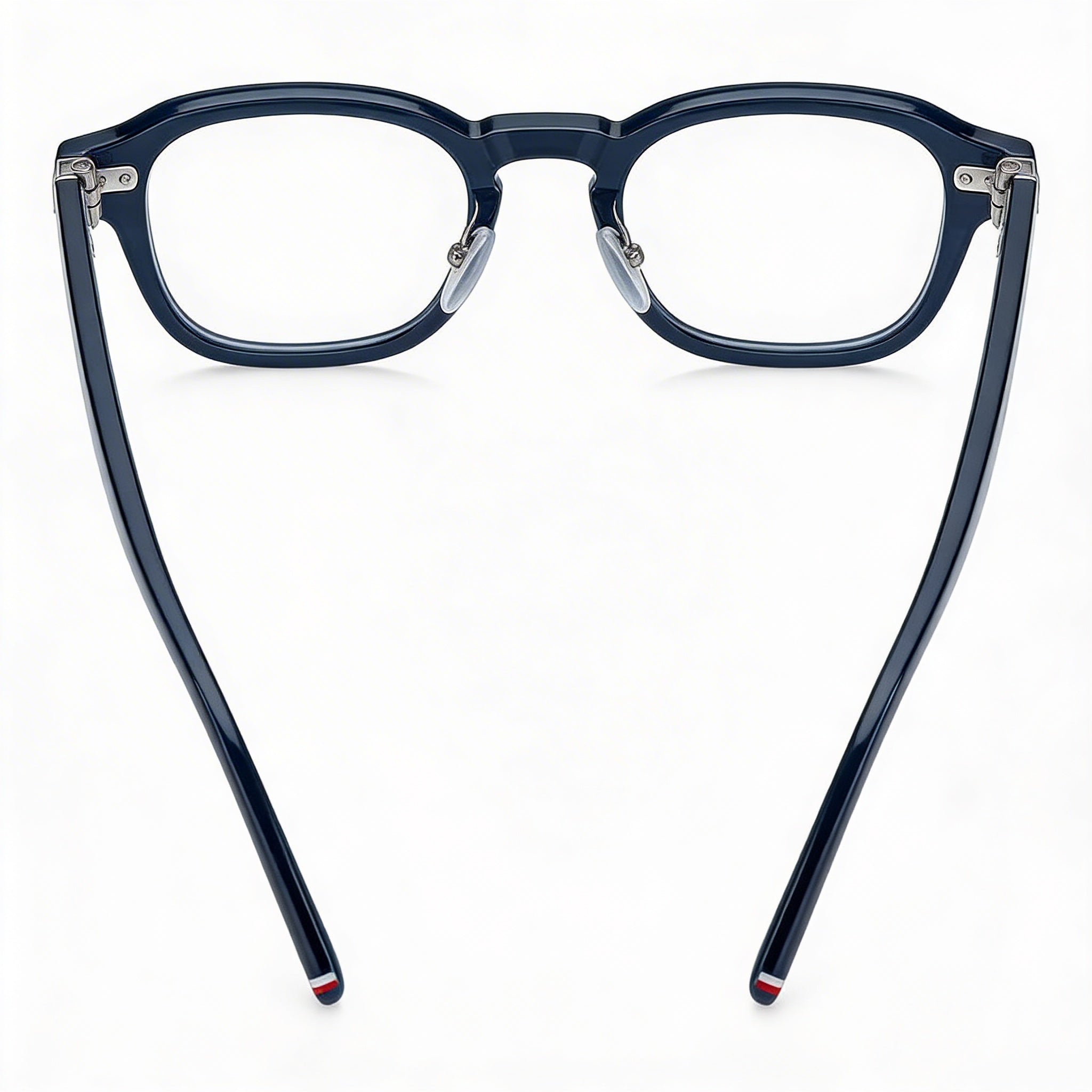 Tommy Hilfiger Th 2033 Modern Unisex ECO ACETATE Blue Palladium Frame Blue Lenses Eyeglasses 48, Photo 4