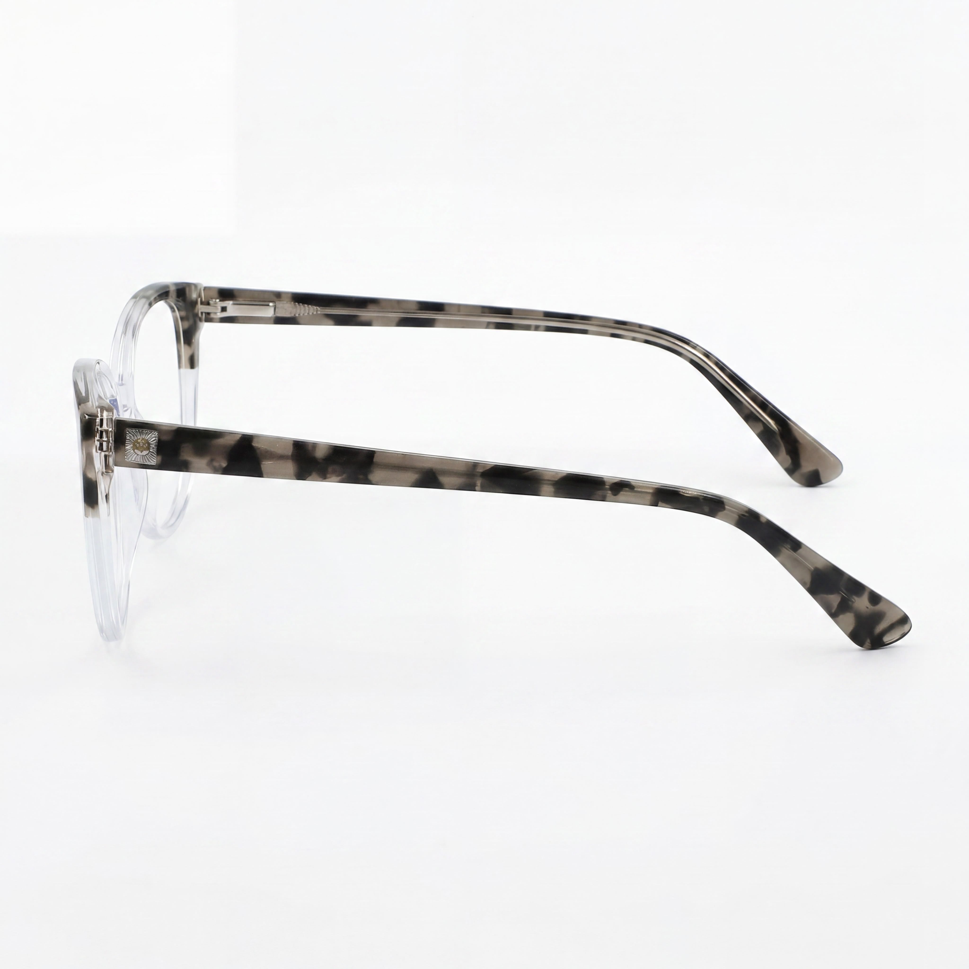 Gafas Anne Klein Ak5092 para hombre, ligeras, de metal, con lentes transparentes, color gris cristal, 50-17-135, Photo 3
