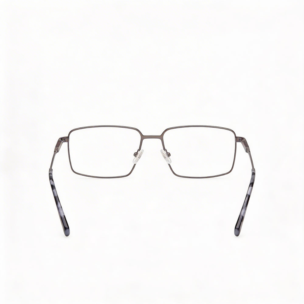 Harley-Davidson Unisex Optical Eyeglasses Frames for Prescription Lenses - Matte Antiqued Light Nickeltin