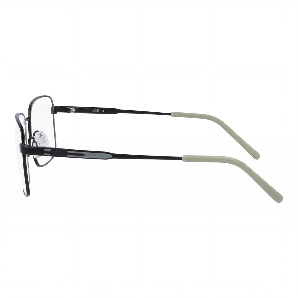 Joe Joe4086 Men's Sunglasses with Blackjack Metal Frame and Clear Polycarbonate Lenses 56mm