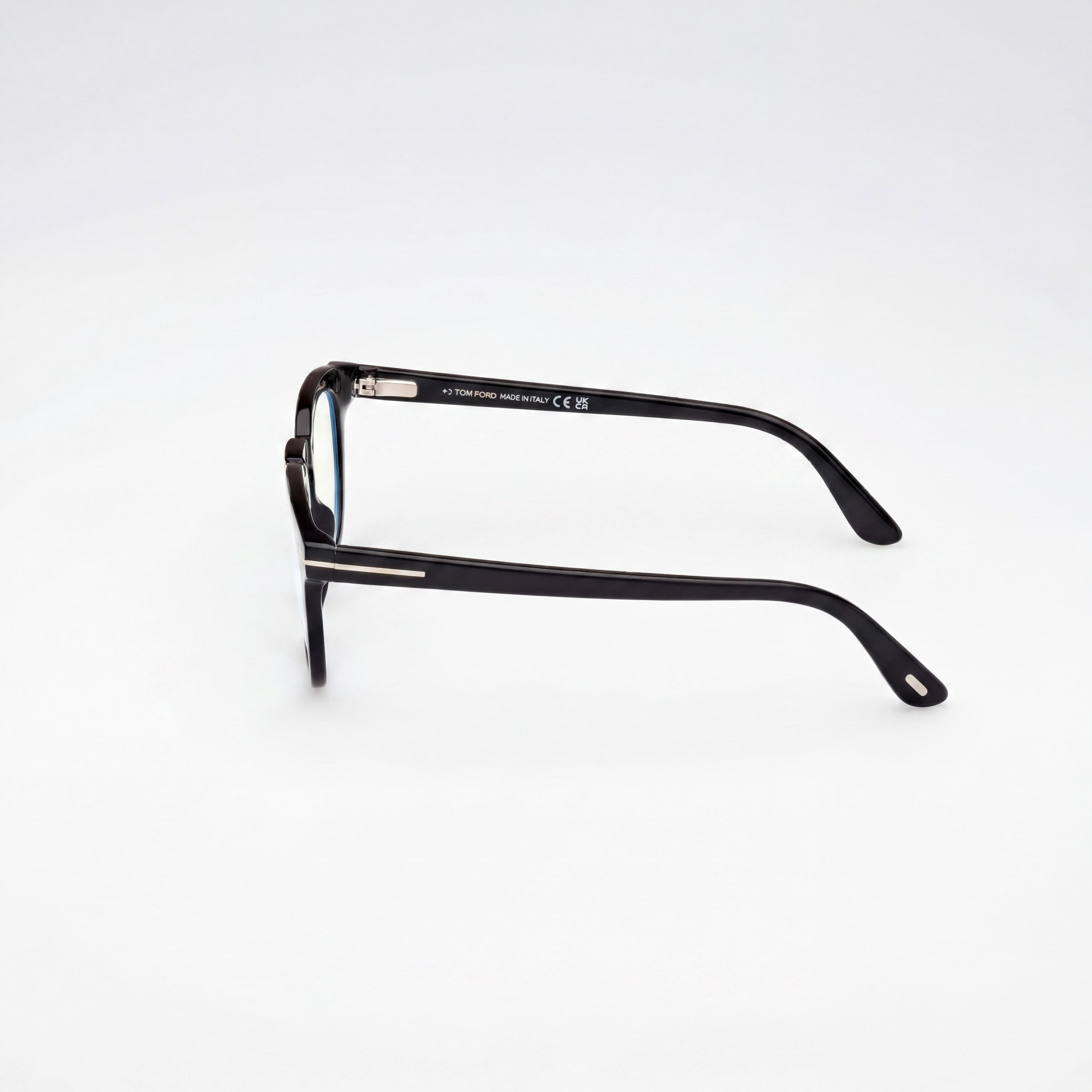 Tom Ford Ft5993-b Unisex Tortoise Shiny Black Smoke Frame Black Lens 50-21-145, Photo 3