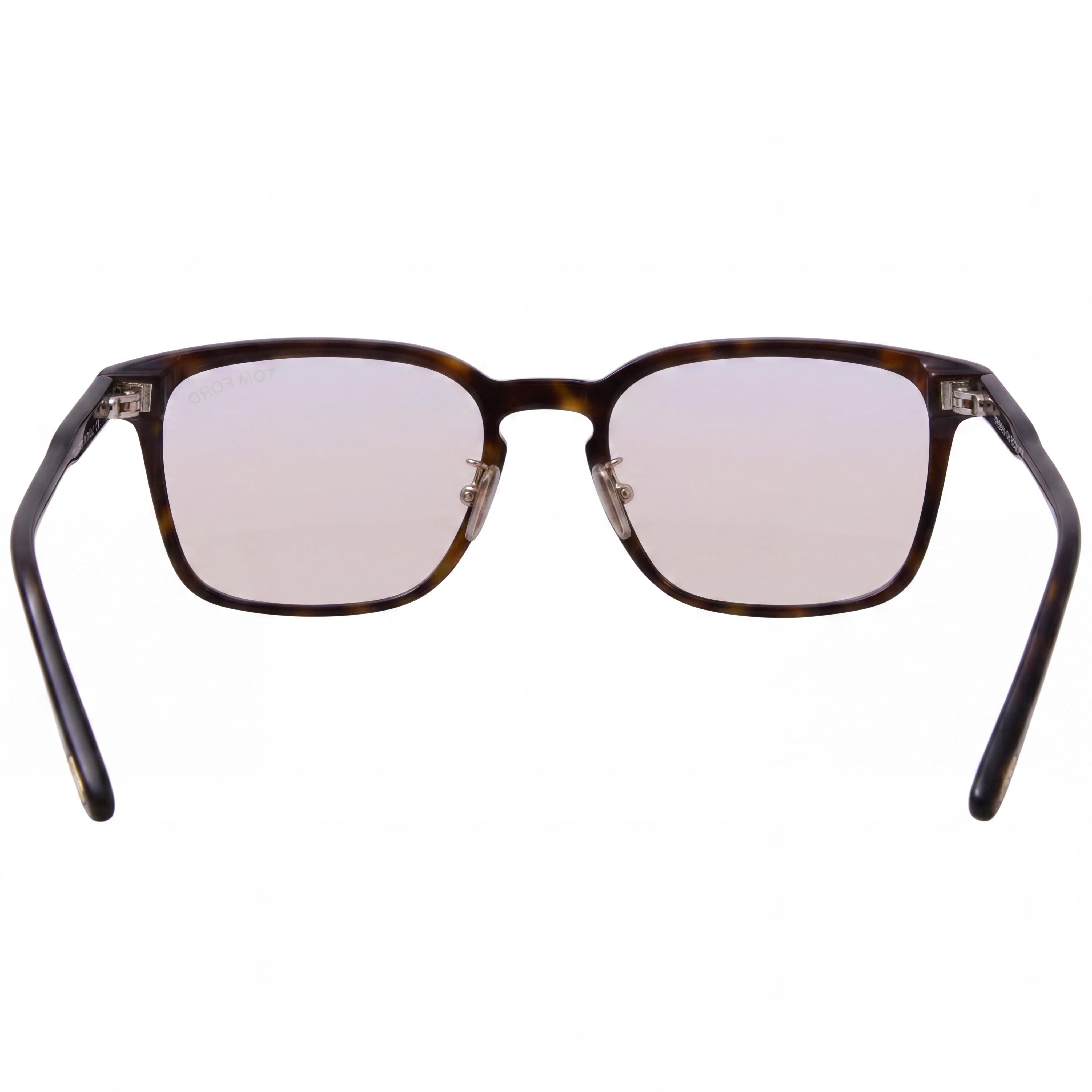 Gafas graduadas Tom Ford FT5928-D-B para hombre, color Habana Oscuro, filtro azul, de plástico, cuadradas, con lentes transparentes, 53 mm, Photo 3