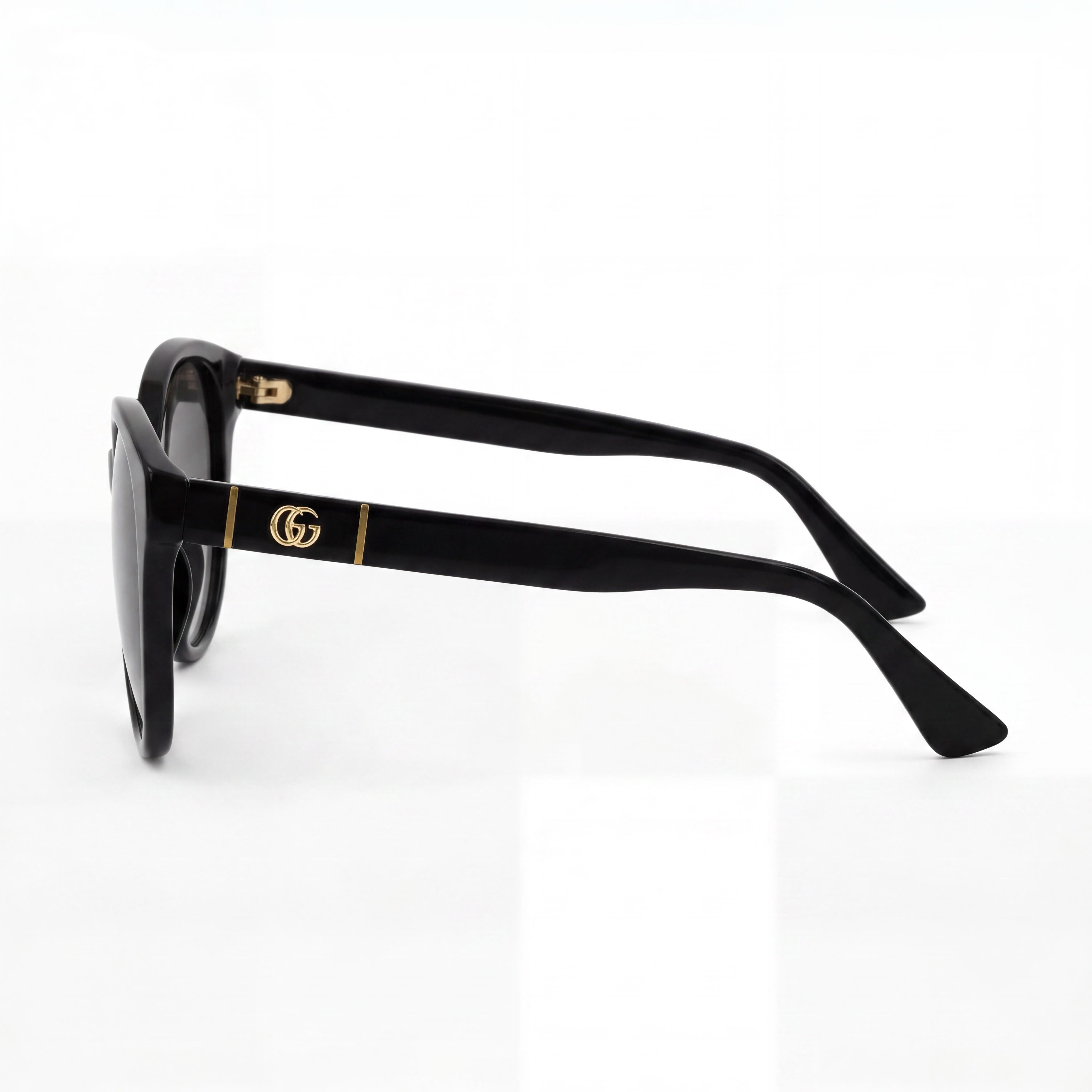 Gucci Contemporaneo Women's Black Injected Grey Gradient Non-Polarized UV Protection Sunglasses 56mm, Photo 3