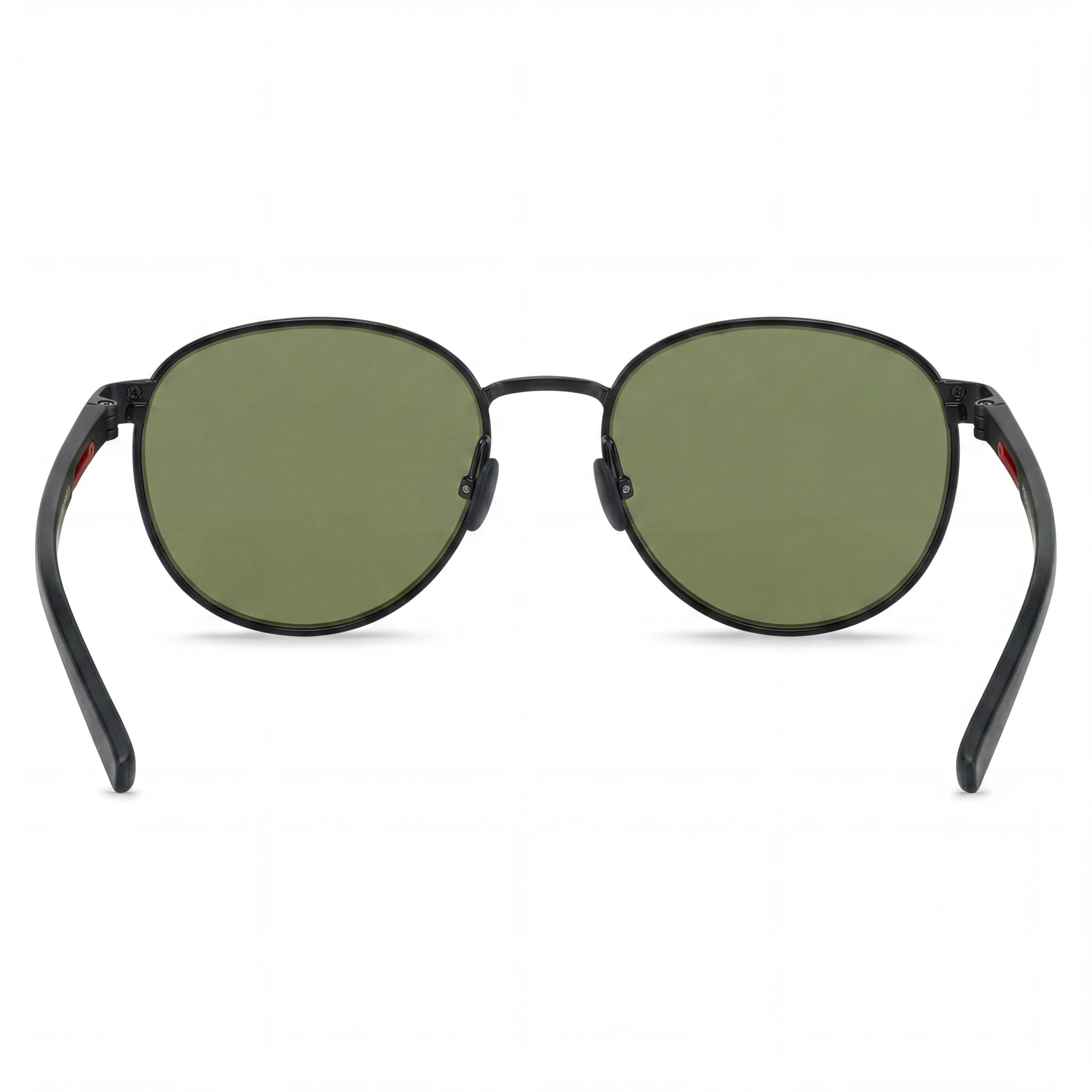 Gafas de sol unisex Porsche Design P8945, informales, de acero inoxidable, no polarizadas, montura negra, verde y roja, lentes verdes, 54 mm, Photo 3