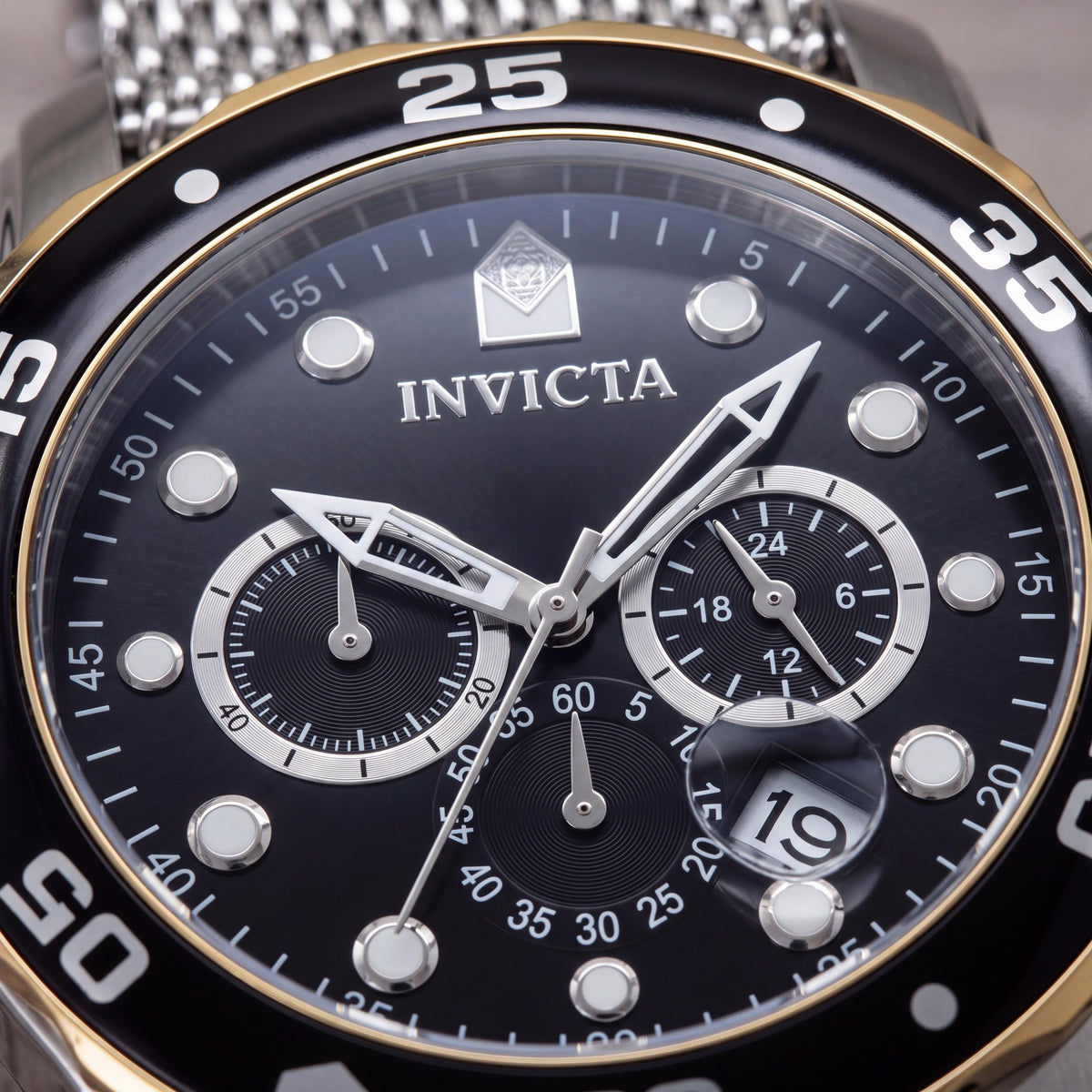Invicta Pro Diver 48073 Men's Black Dial Stainless Steel Bracelet Quartz Watch 48mm, Photo 2