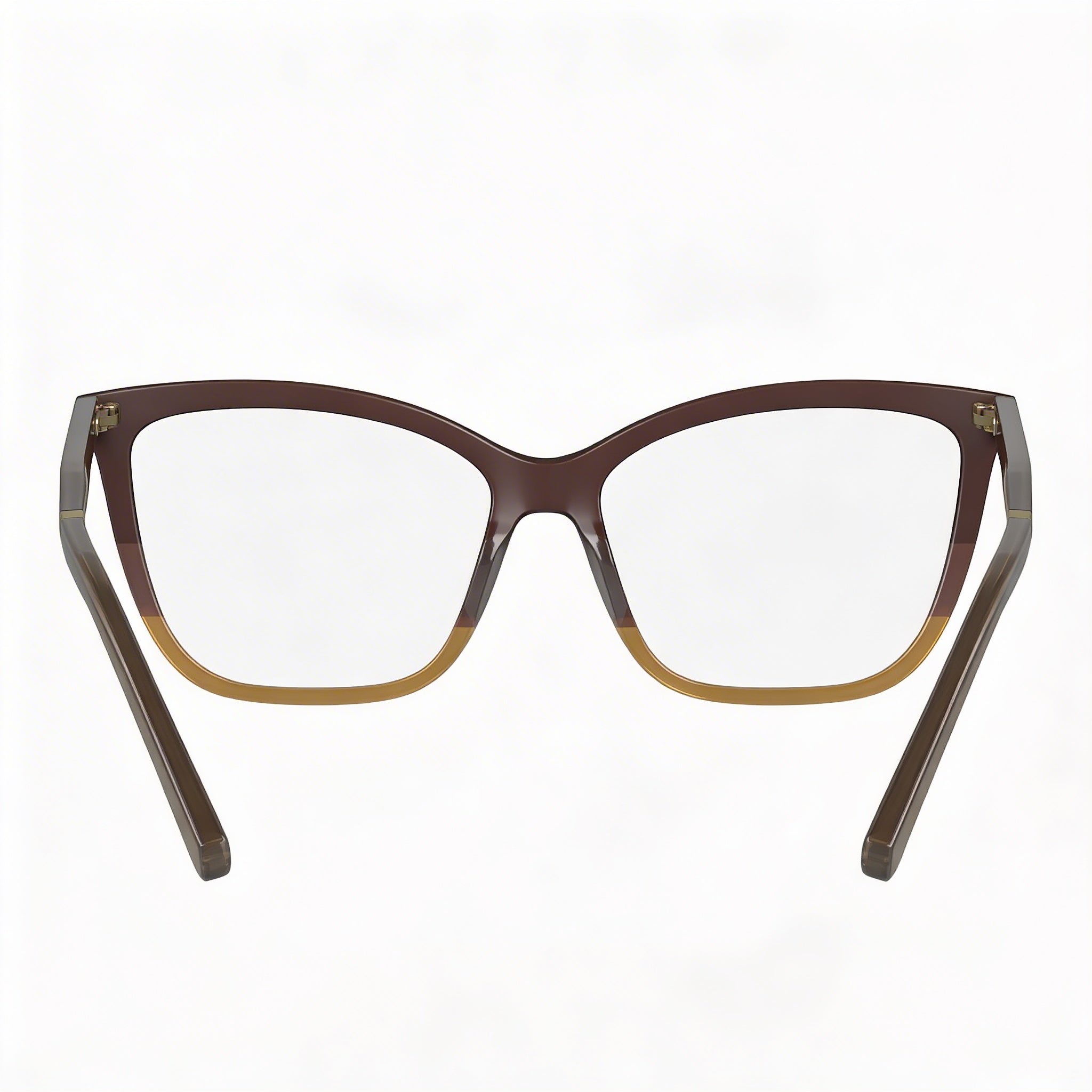 Calvin Klein CK23545 Gafas Unisex Cuadradas Marrón Oscuro, Acetato 53mm, Photo 3