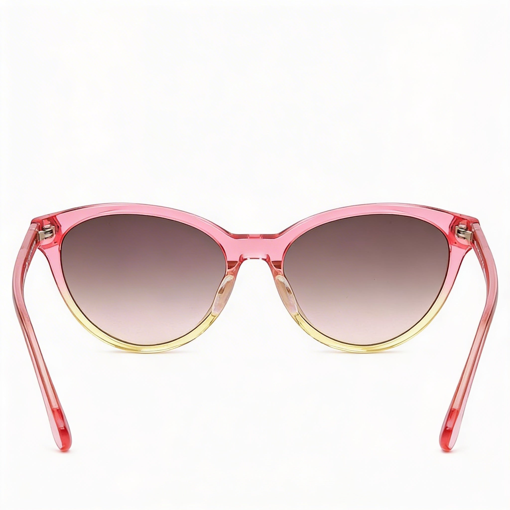 Kate Spade New York ADELINE/G/S Gafas de sol de acetato rosas sombreadas amarillo marrón degradado UV de mujer 55mm, Photo 3