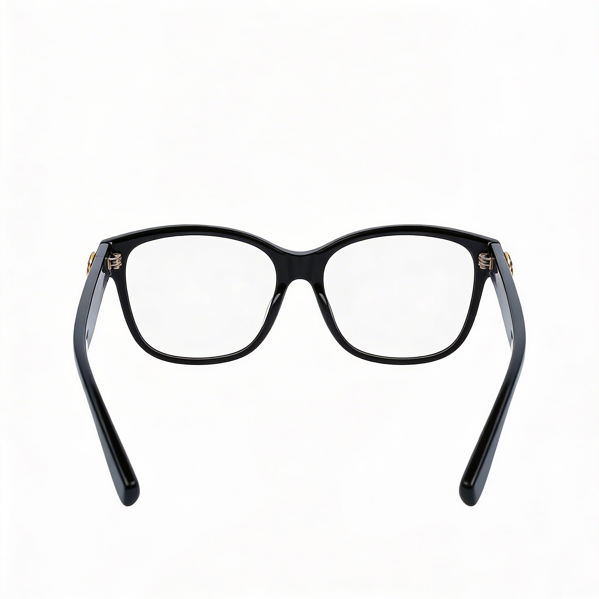 Gucci GG0038ON Black Rectangle Eyeglasses for Women, Acetate 54mm, Photo 4