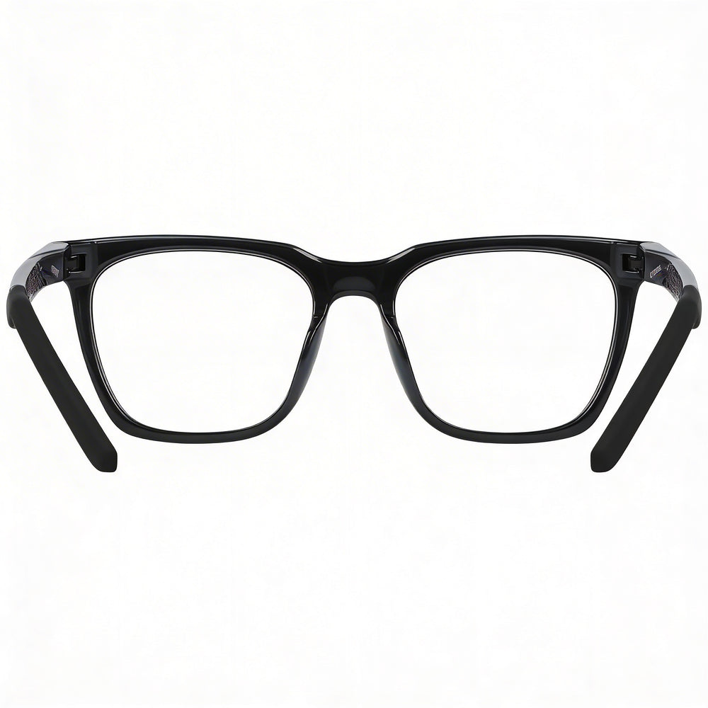 Nike 7273 Montura de gafas de plástico estilo cuadrado de montura completa unisex, Antracita, 53-18-140mm