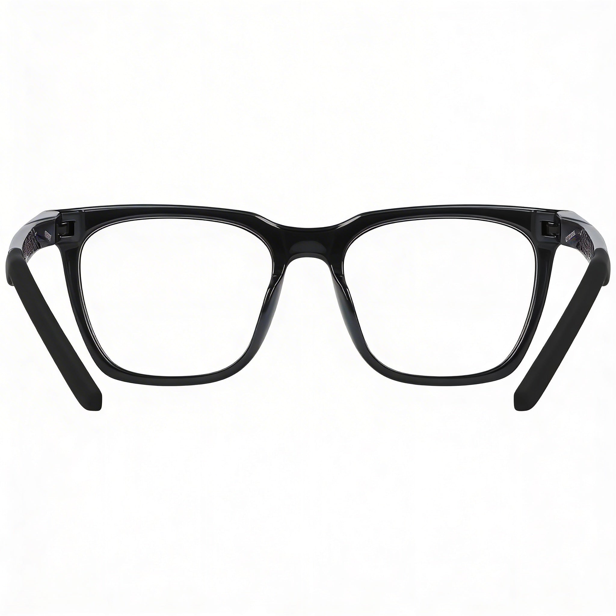 Nike 7273 Unisex Full Rim Square Style Plastic Eyeglass Frame, Anthracite, 53-18-140mm, Photo 3