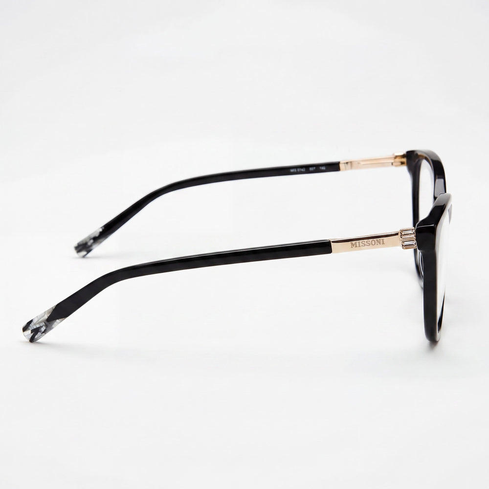 M Missoni Casual Women's Acetate Frame Eyeglasses with 54mm Lens Width, 16mm Bridge Width, and 145mm Temple Length