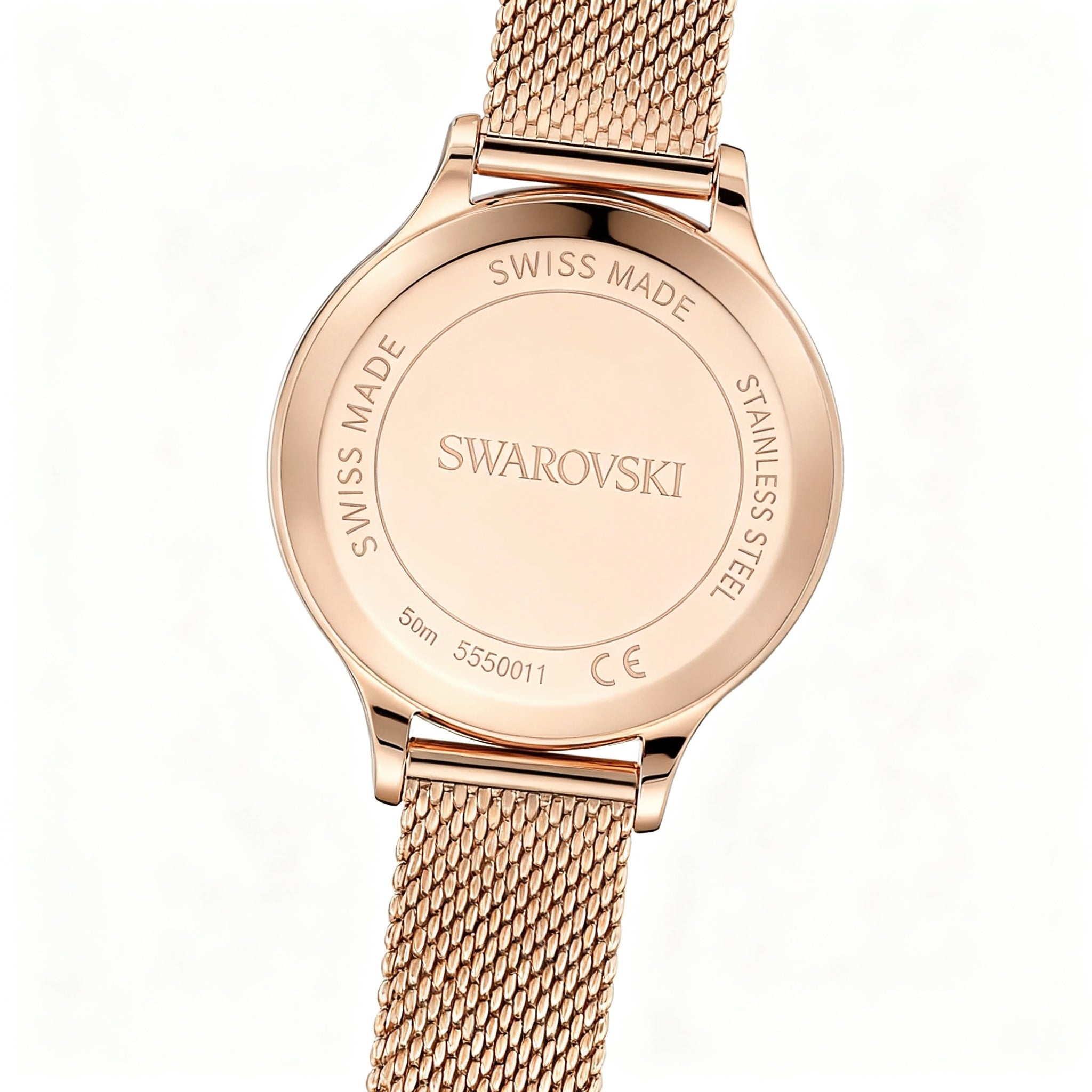 Swarovski Octea Nova 5650011 Women's Rose Gold Tone Metal Bracelet Watch, Sapphire Crystal, 33mm, Photo 3