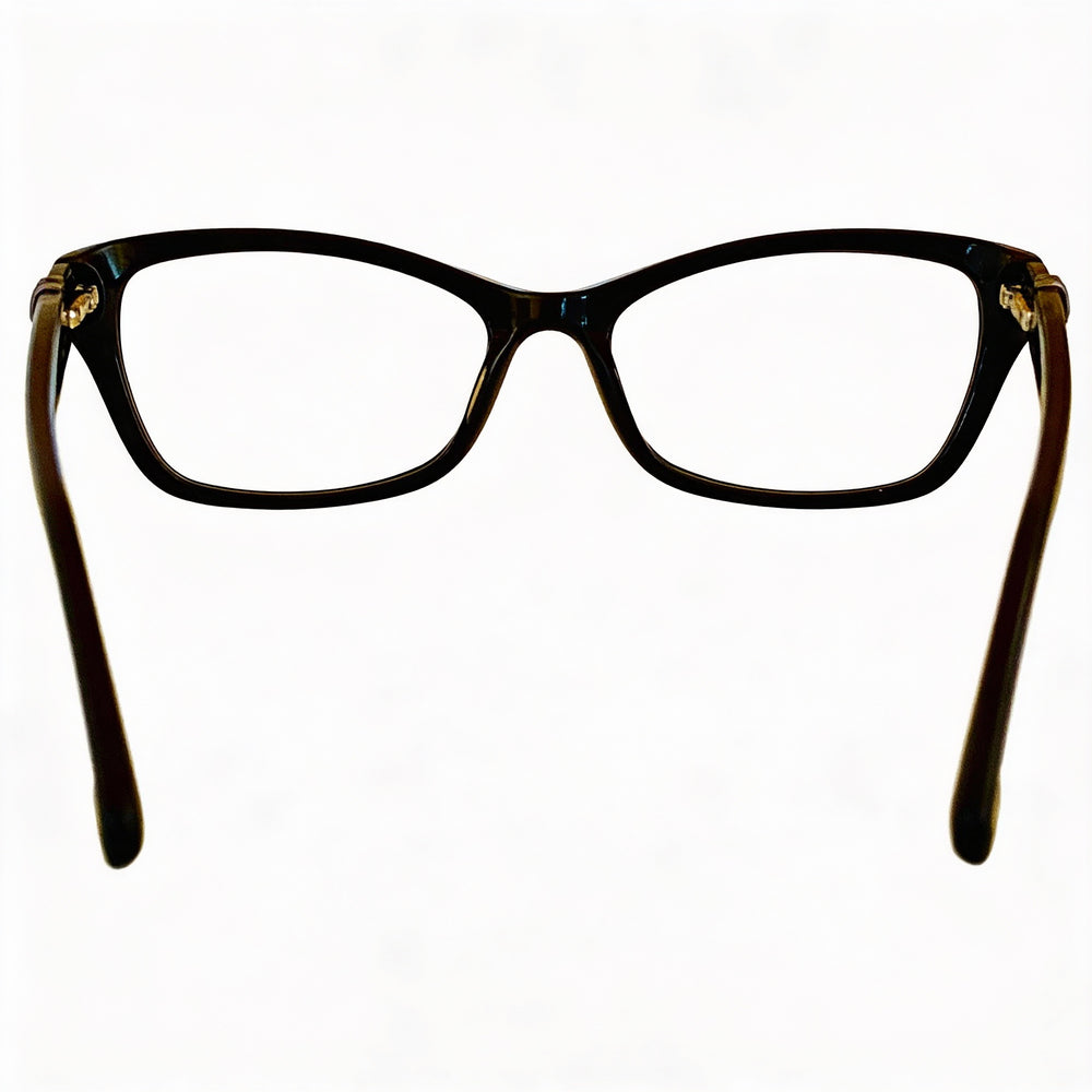 Montura de gafas Jones New York J226 Petite para mujer, de acetato, plástico, con bisagra de resorte, color tortuga, 50-15-140