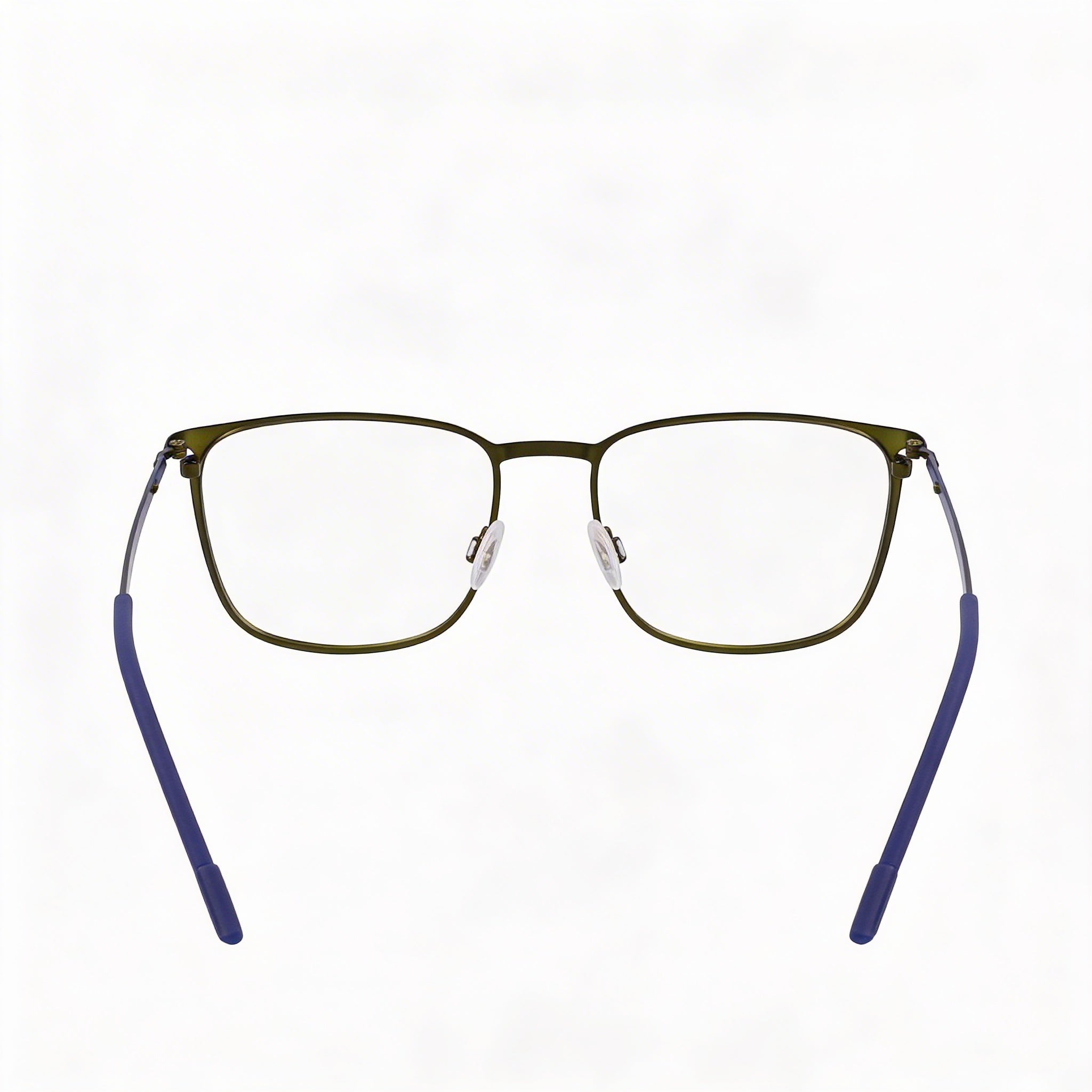 Gafas de sol Flexon E1143 para hombre, de metal, con lentes de policarbonato transparente, color azul alga mate, 54 mm, Photo 4