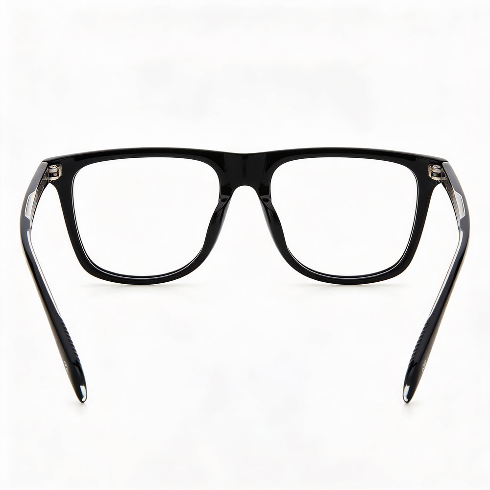 Gafas de sol David Beckham Db 7061/F/Bb unisex, color negro y plateado, con montura de plástico y lentes polarizadas de policarbonato de 53 mm.