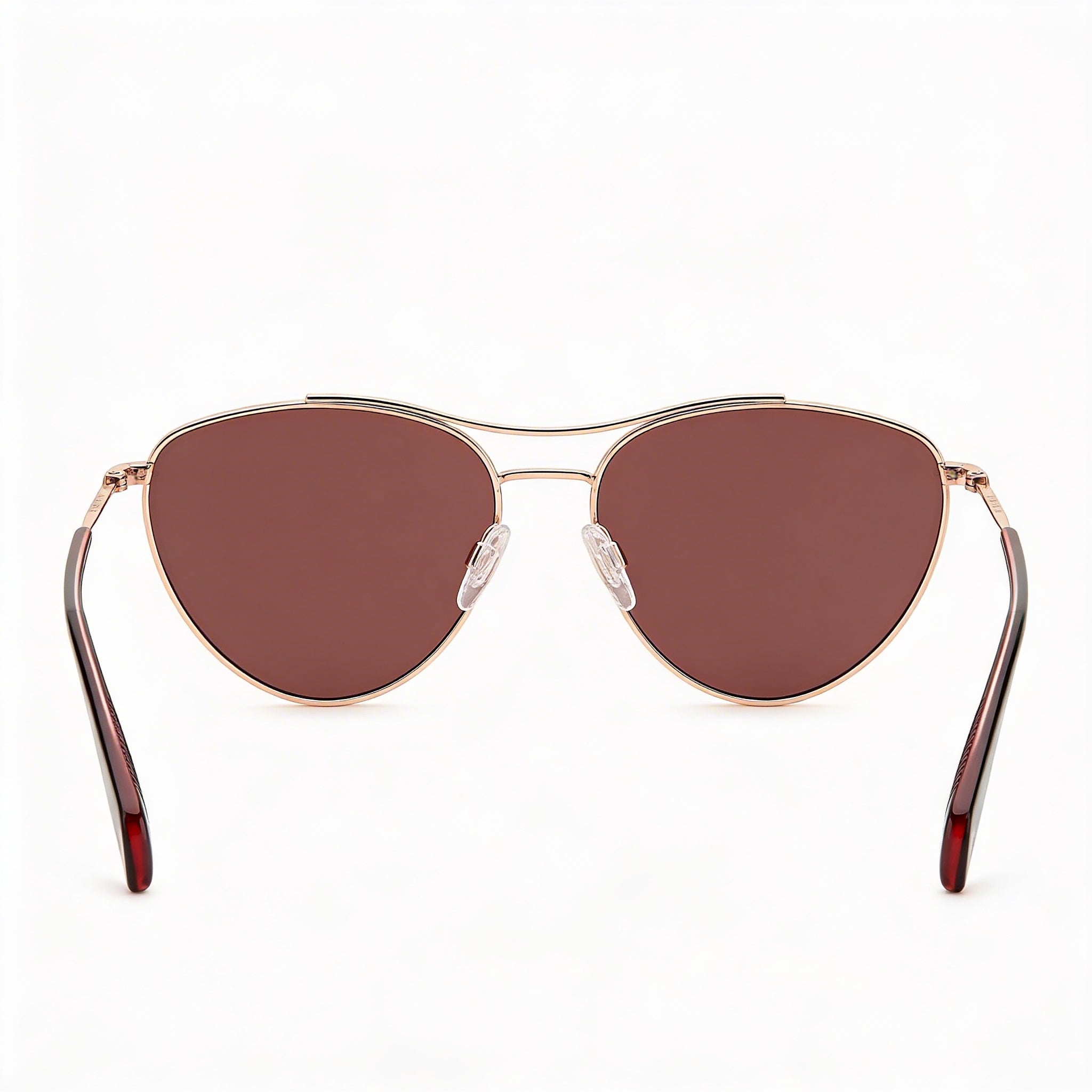 Rag & Bone Women's Modern Pilot Alloy Steel Frame Red Gold Polycarbonate UV 400 Sunglasses 58mm, Photo 4