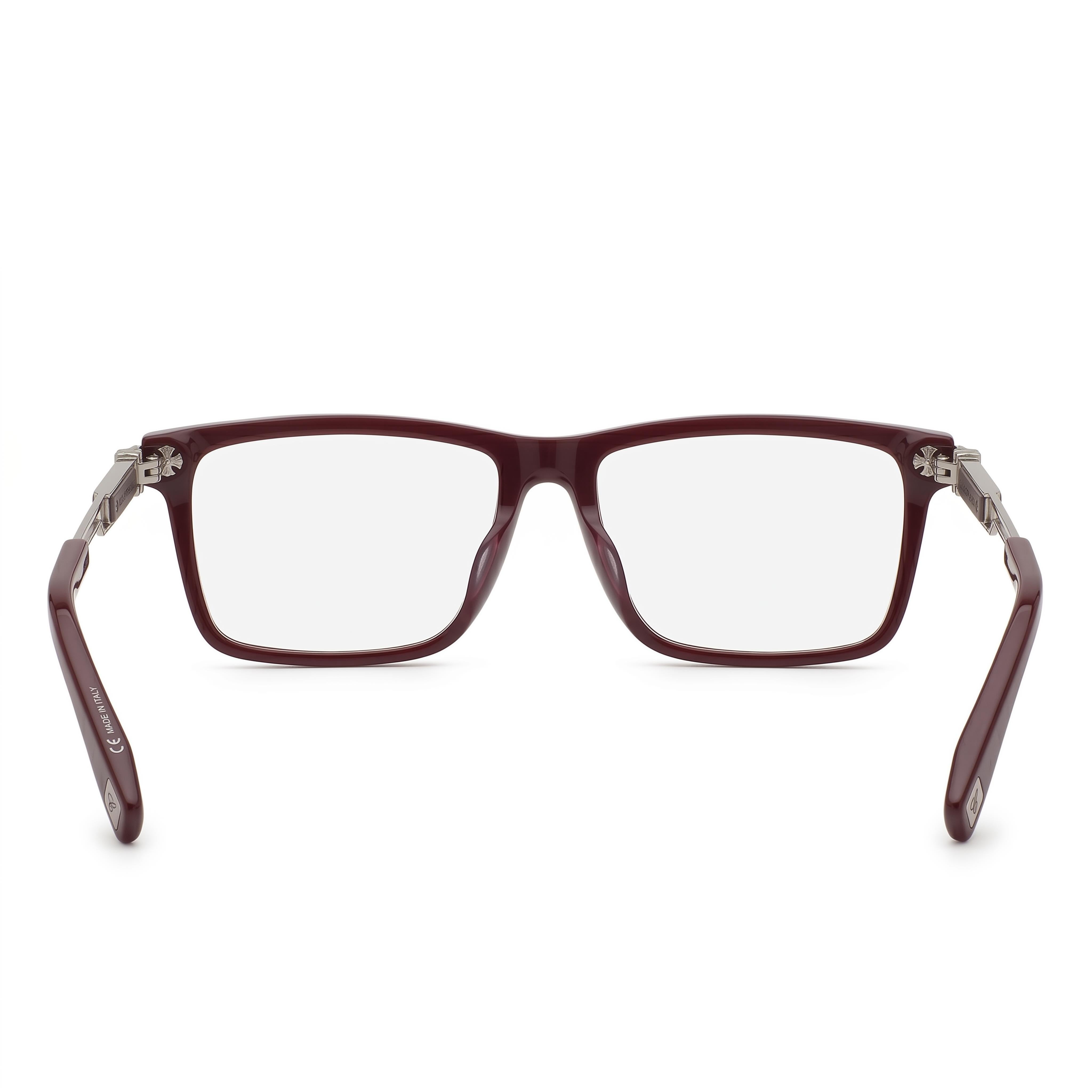 Chopard Vch357 Men's Bordeaux Acetate Frame Eyeglasses, 55mm Lens, 16mm Bridge, 145mm Temple, Photo 3