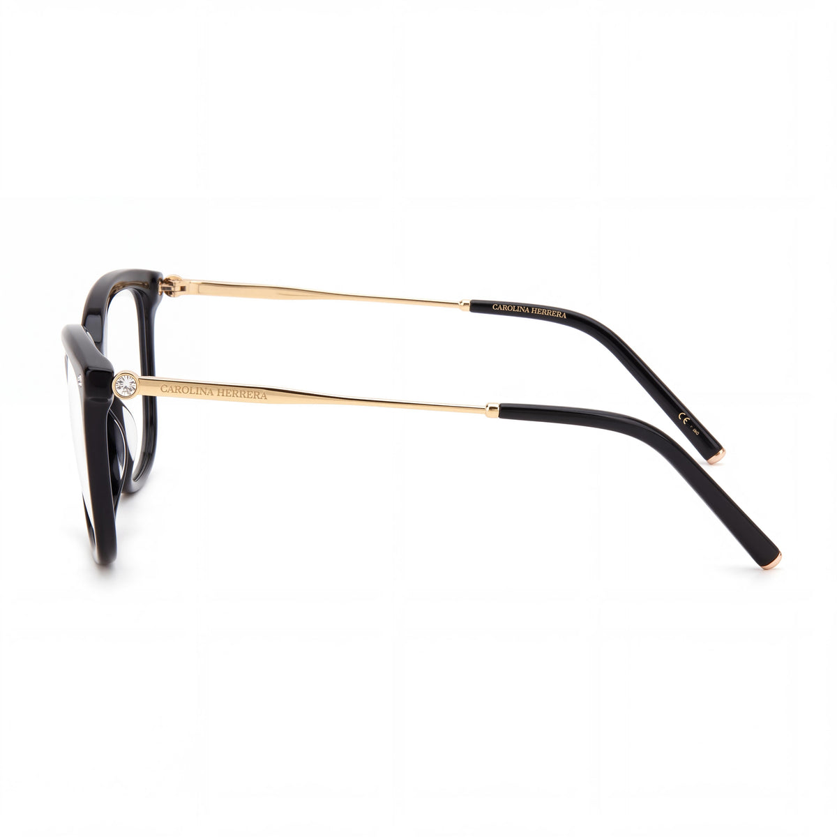 Carolina Herrera Her 0154 Women's Multicolored Plastic Frame Non-Polarised Sunglasses with Black Lenses 56mm, Photo 3
