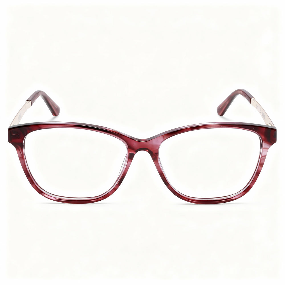 Harley-Davidson Hd0571 Unisex Plastic Frame Eyeglasses, Bordeaux, Polarized Clear Lenses 52-14-145
