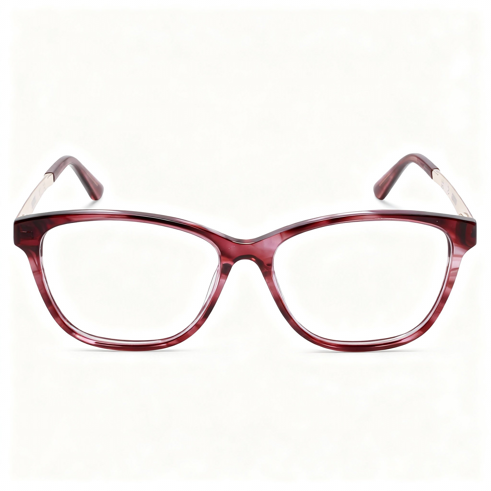 Harley-Davidson Hd0571 Unisex Plastic Frame Eyeglasses, Bordeaux, Polarized Clear Lenses 52-14-145