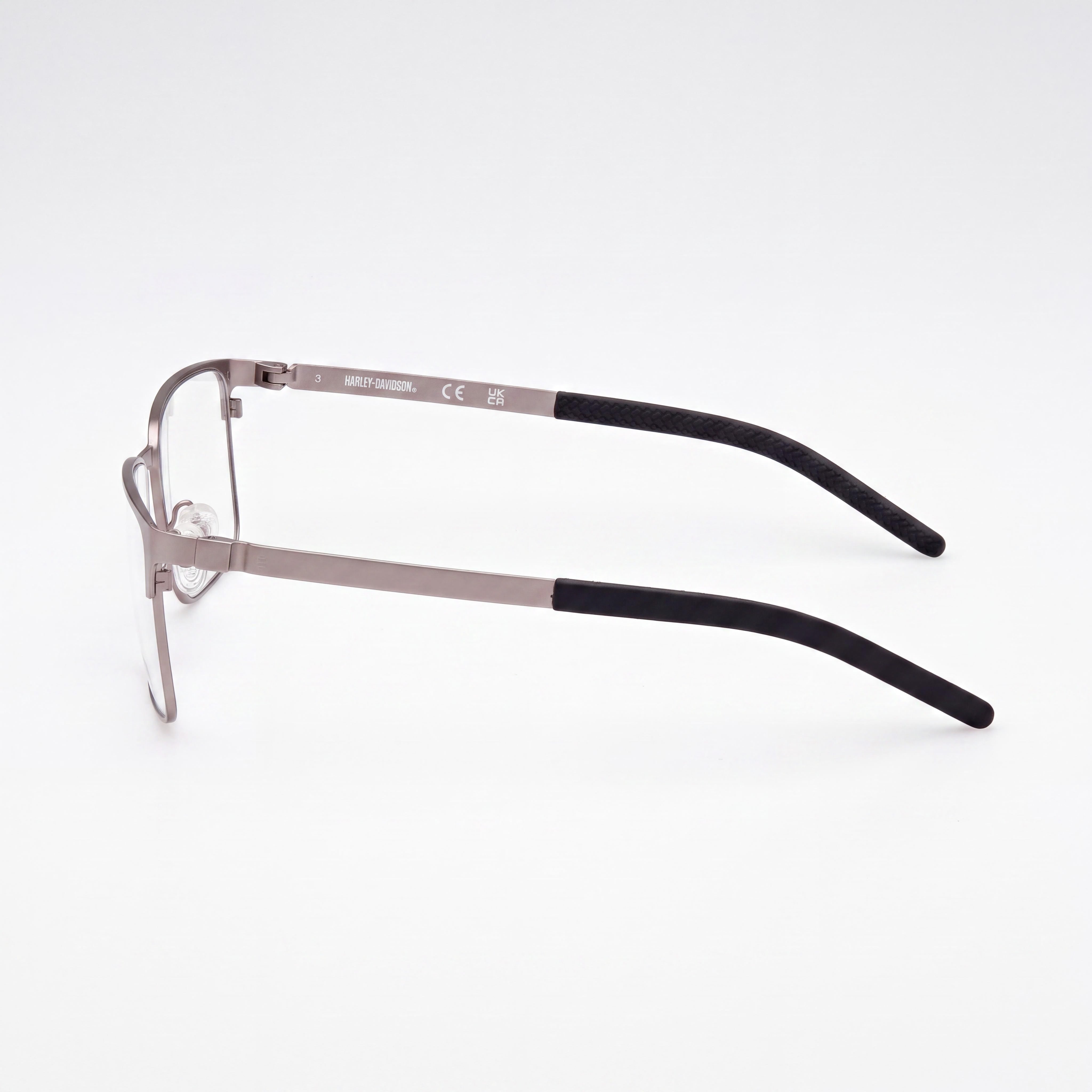 Harley-Davidson Hd50101 Men's Metal Non- Eyewear Matte Antiqued Light Nickeltin & Matte Black 59mm, Photo 2