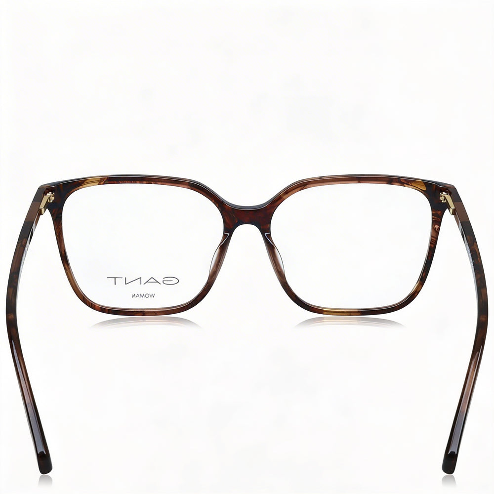 Gafas de sol GANT Modern para mujer, color Habana oscuro, con montura de plástico y lentes de policarbonato polarizadas, 50 mm
