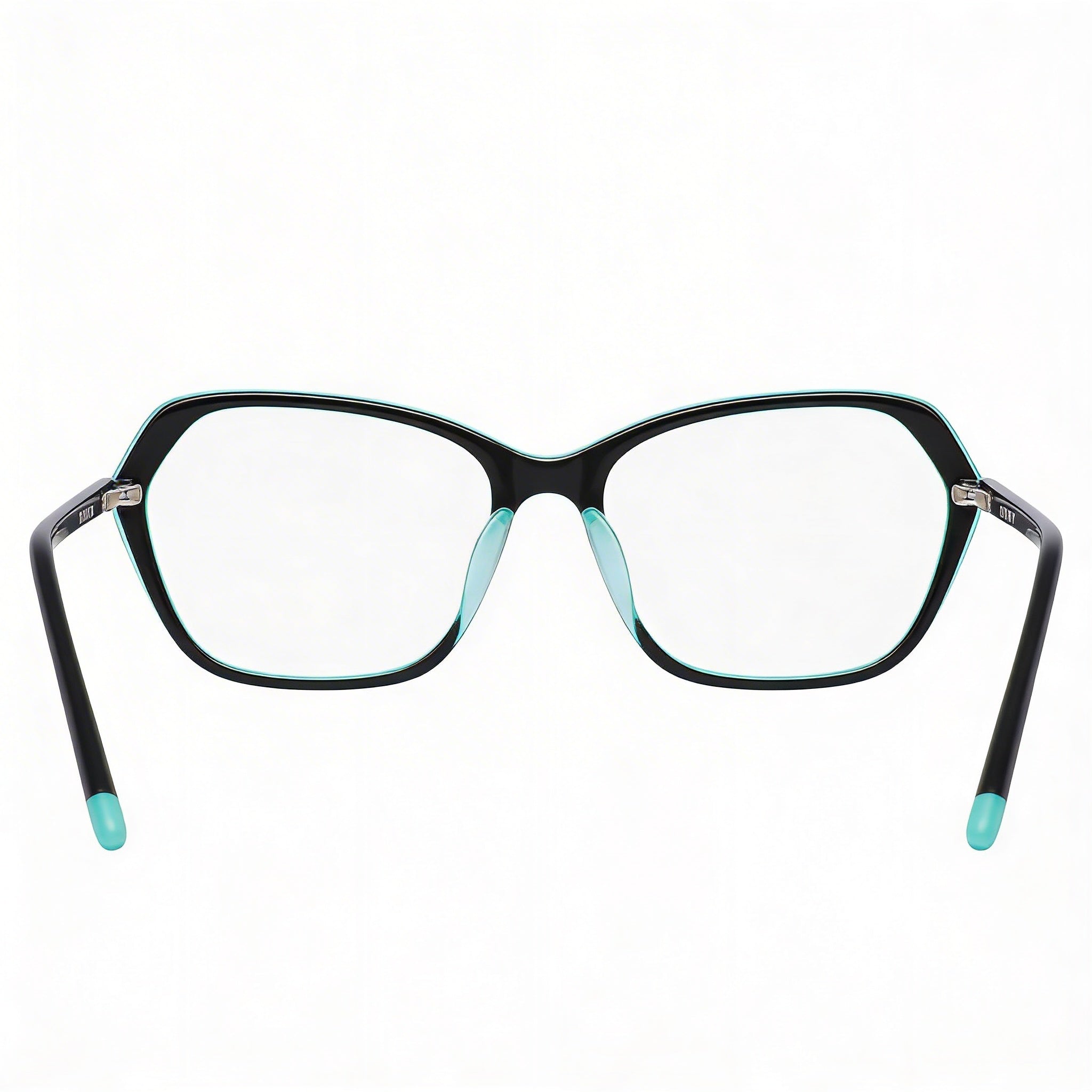 DKNY Modern Unisex Sunglasses with Black Aqua Frame and Polycarbonate Lenses, Size 52-17-135, Photo 3