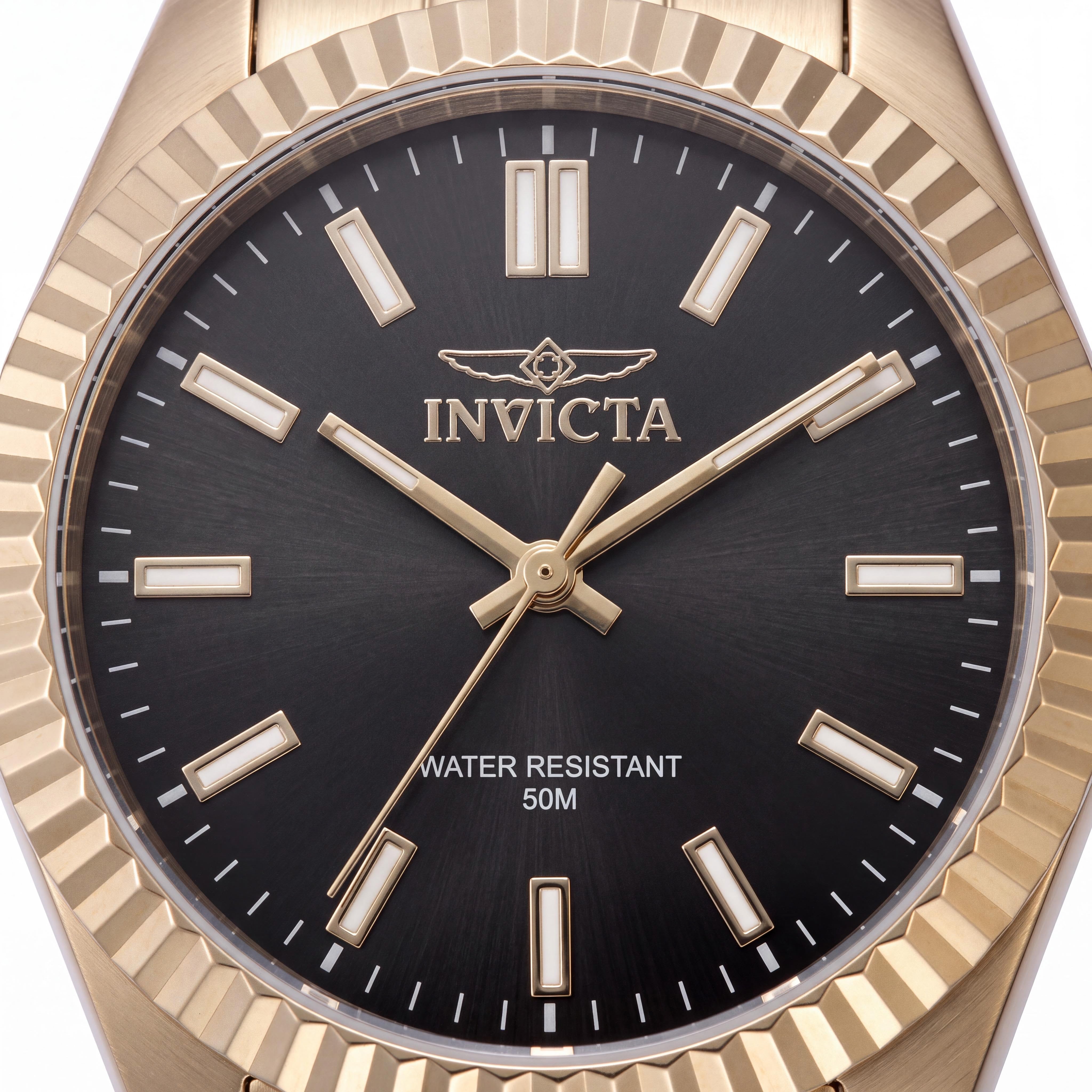 Invicta Specialty 47504 Unisex Gold-tone Stainless Steel Bracelet Quartz Watch 36mm, Photo 2