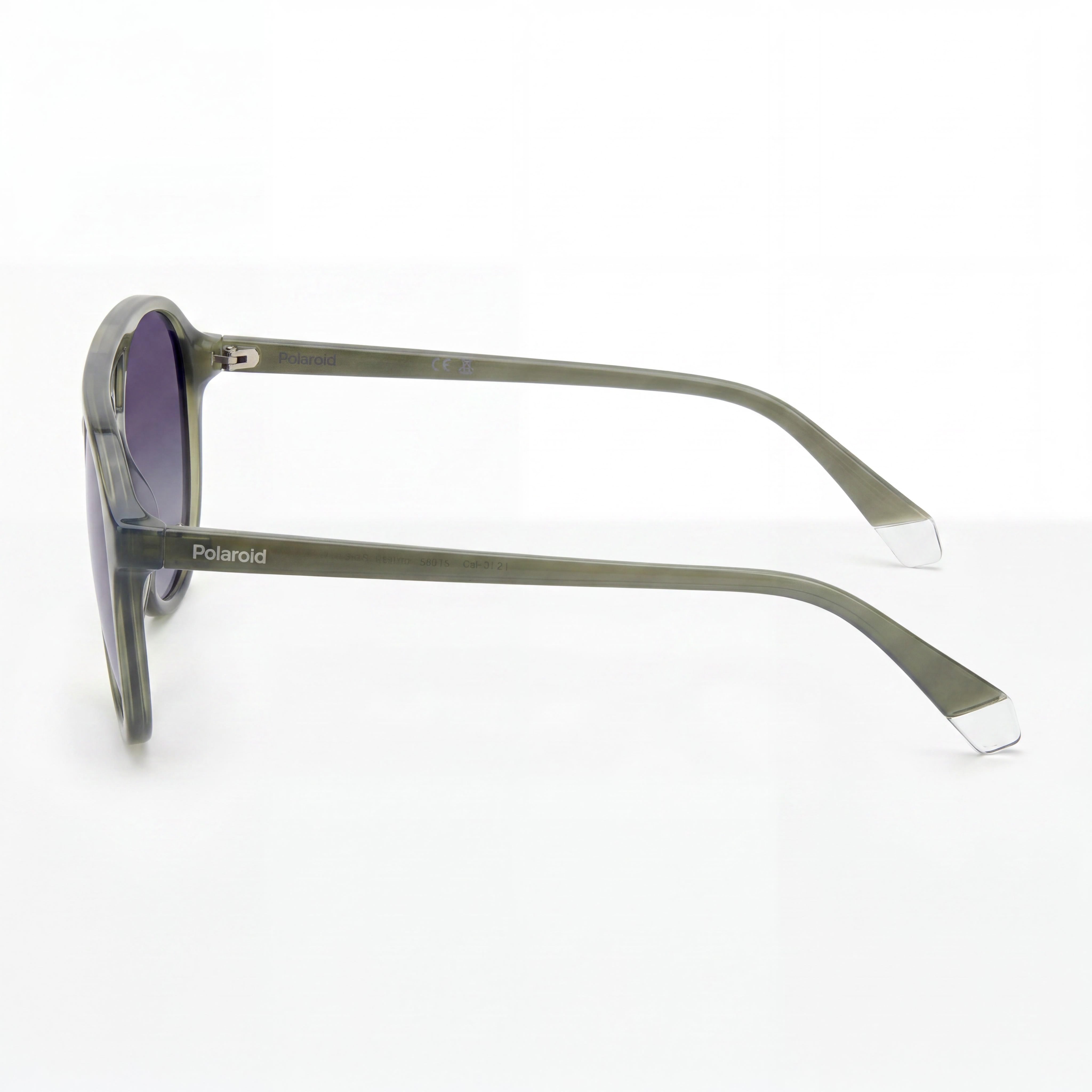 Polaroid Pld 4162/S Green Rectangle Sunglasses, Unisex 56mm, Photo 3