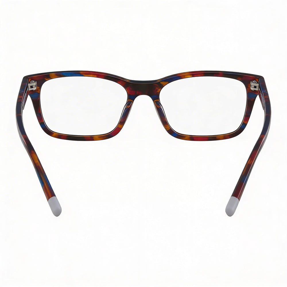 Gafas de plástico Calvin Klein Classic para mujer, con rayas en azul quemado, 51-17-145 mm