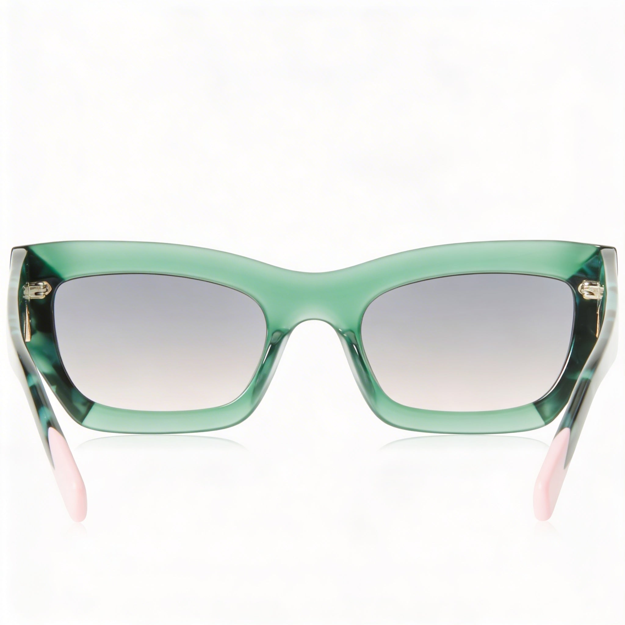 Missoni Seasonal Unisex Acetate Green Pink Havana Frame Green Lens Sunglasses with UV Protection 53mm, Photo 4