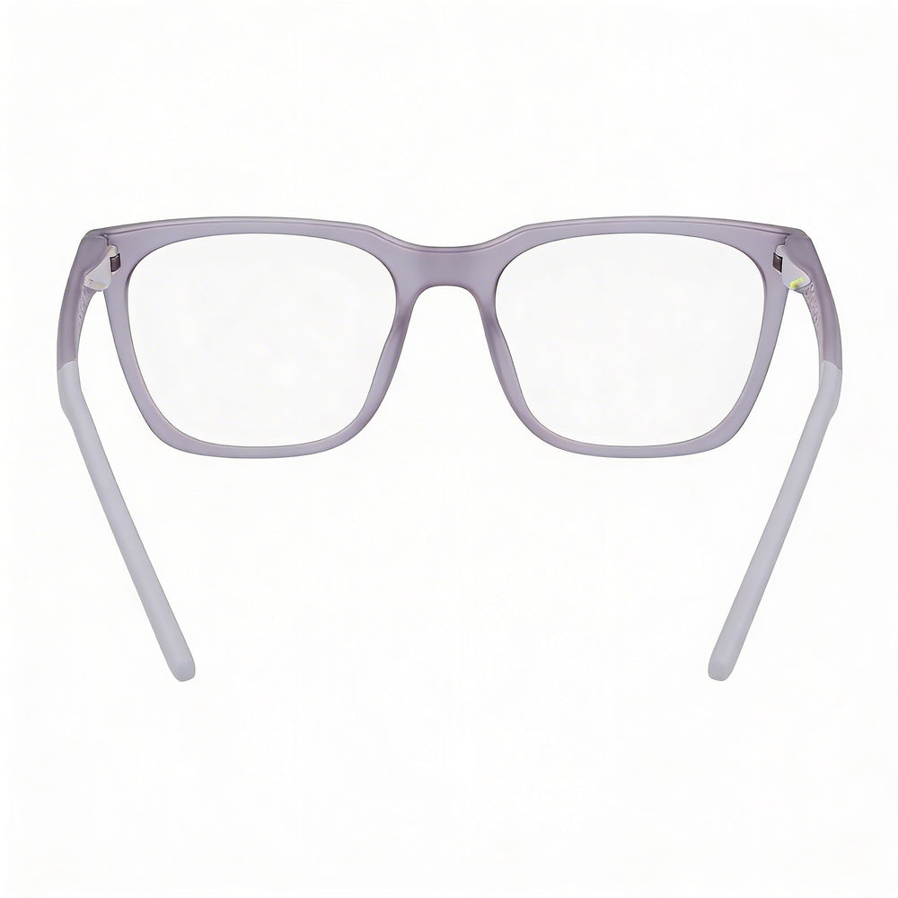 Gafas unisex clásicas Nike con montura inyectada en gris lobo mate, lentes de policarbonato, ancho de lente de 53 mm