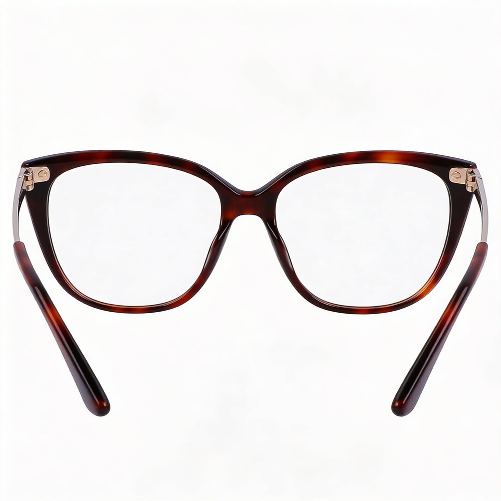 Calvin Klein Ck23520 Gafas Unisex con Montura Metálica y Lentes de Policarbonato en Havana, 54mm de Ancho de Lente