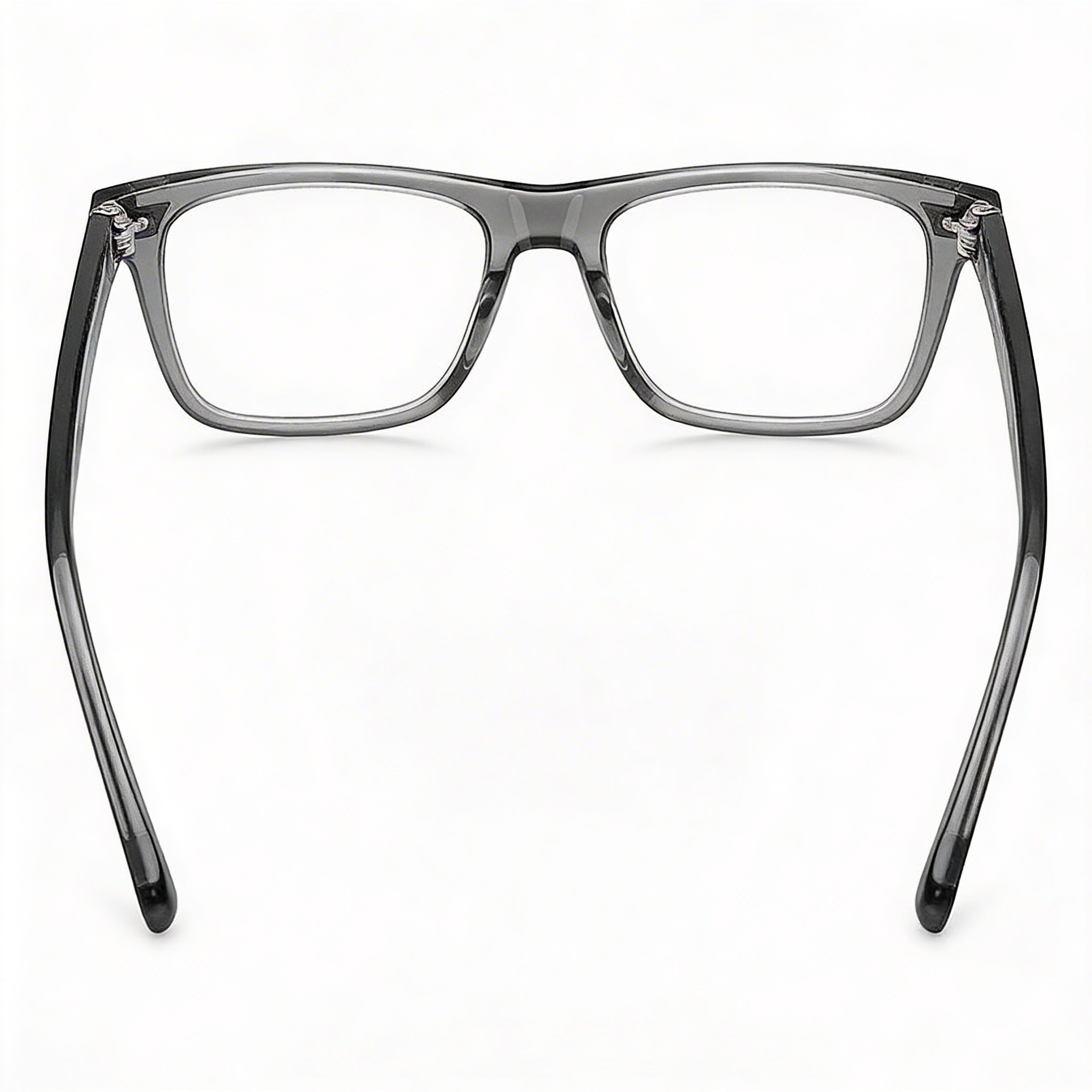 Tommy Hilfiger Modern Unisex Acetate Transparent Grey Frame Non-polarised Grey Lens Eyeglasses 52mm, Photo 2