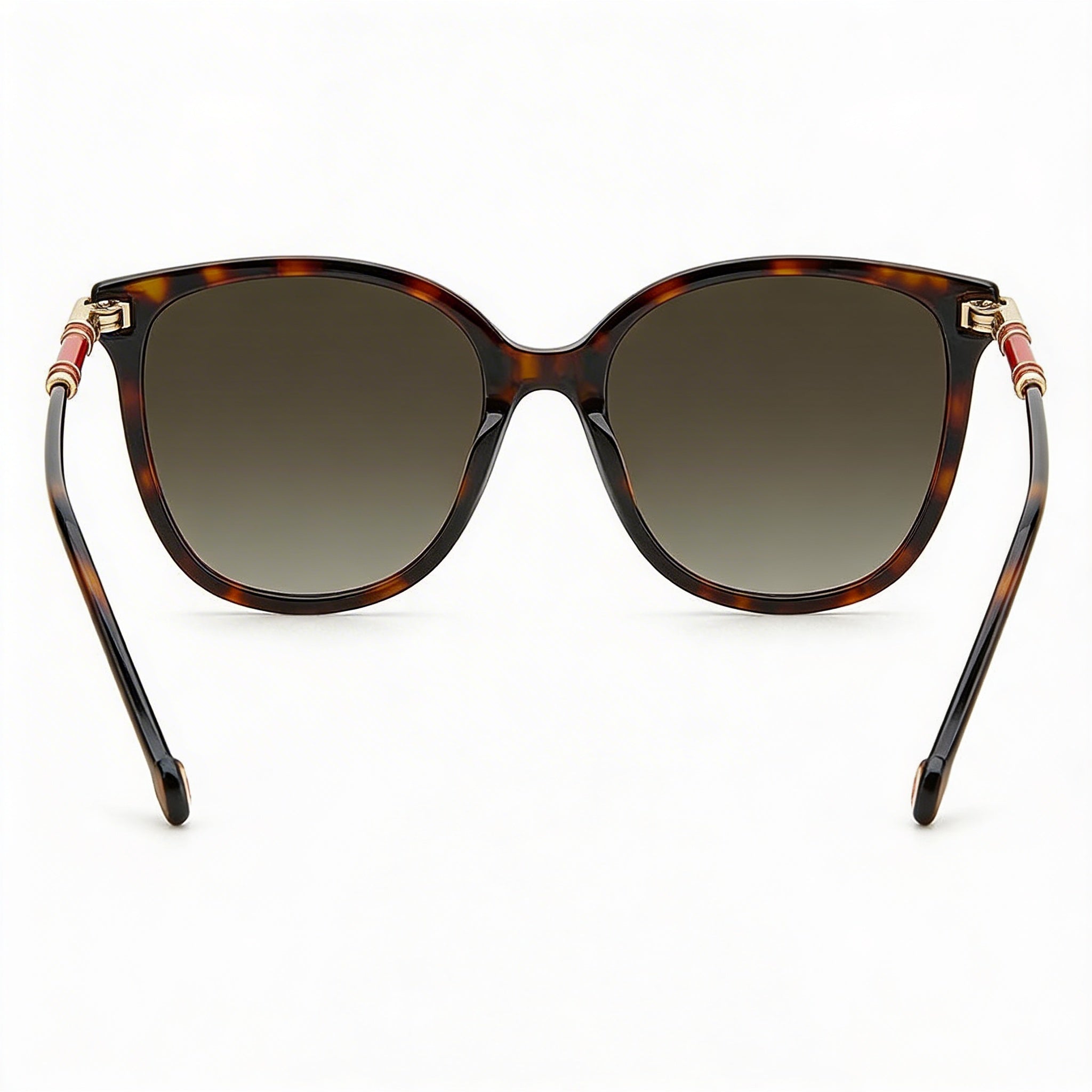 Carolina Herrera CH 0023/S Women's Acetate Havana Frame Gradient Grey Lens UV Protection 55mm Sunglasses, Photo 3