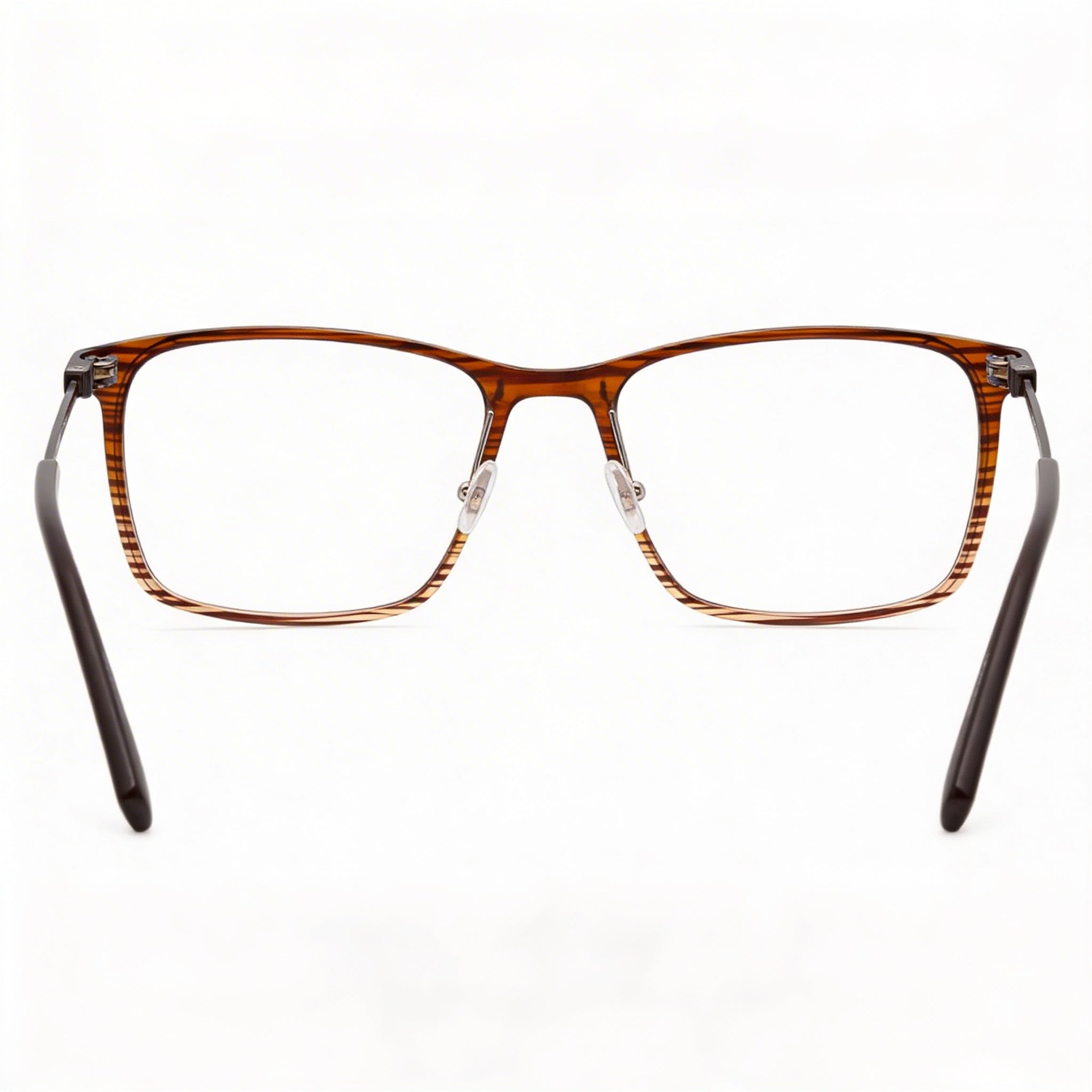 Flexon Ep8011 Unisex Eyewear with Acetate Frame, Brown Grey Frame & Lens Color, 53mm, Photo 3
