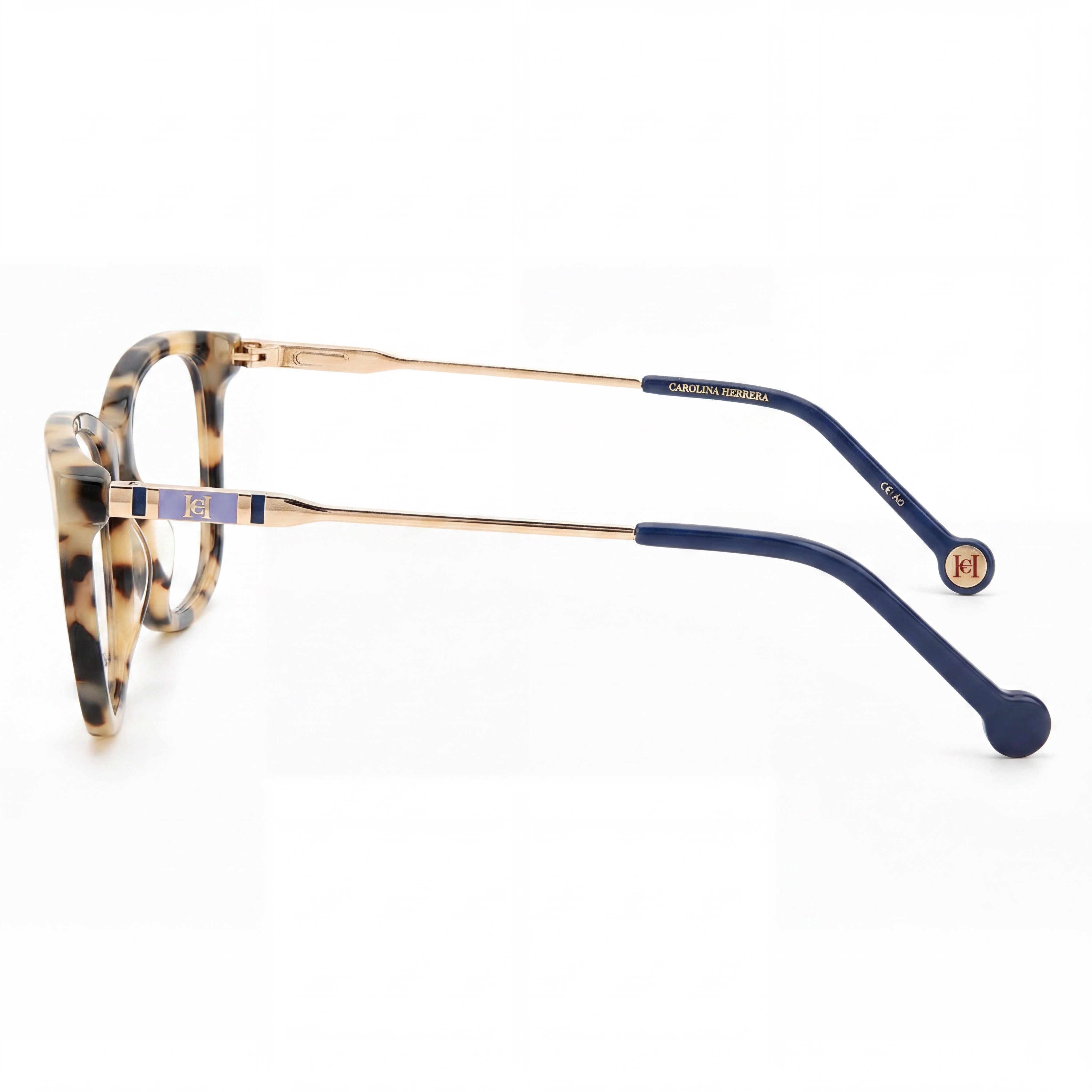 Carolina Herrera Modern Women's Acetate Havana Blue Sunglasses 52mm, Photo 3