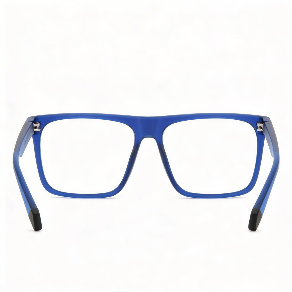 Polaroid Casual Men's Matte Blue Eco Polyamide Frame Non-Polarized Plastic Lens Sunglasses 56-16-140mm