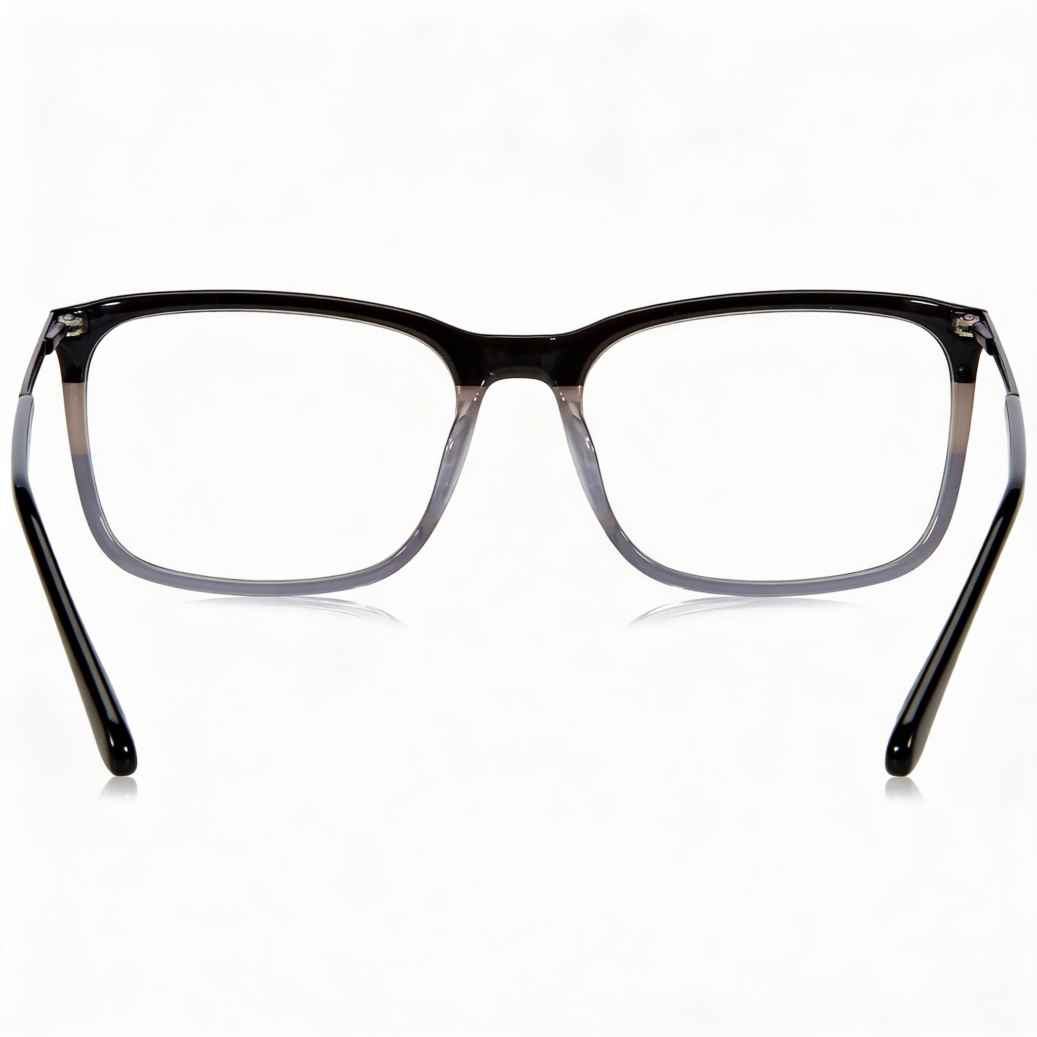 Fossil Modern Unisex Sunglasses featuring Black Grey Acetate Frame and Non-Polarised Polycarbonate Lenses, 54mm, Photo 3