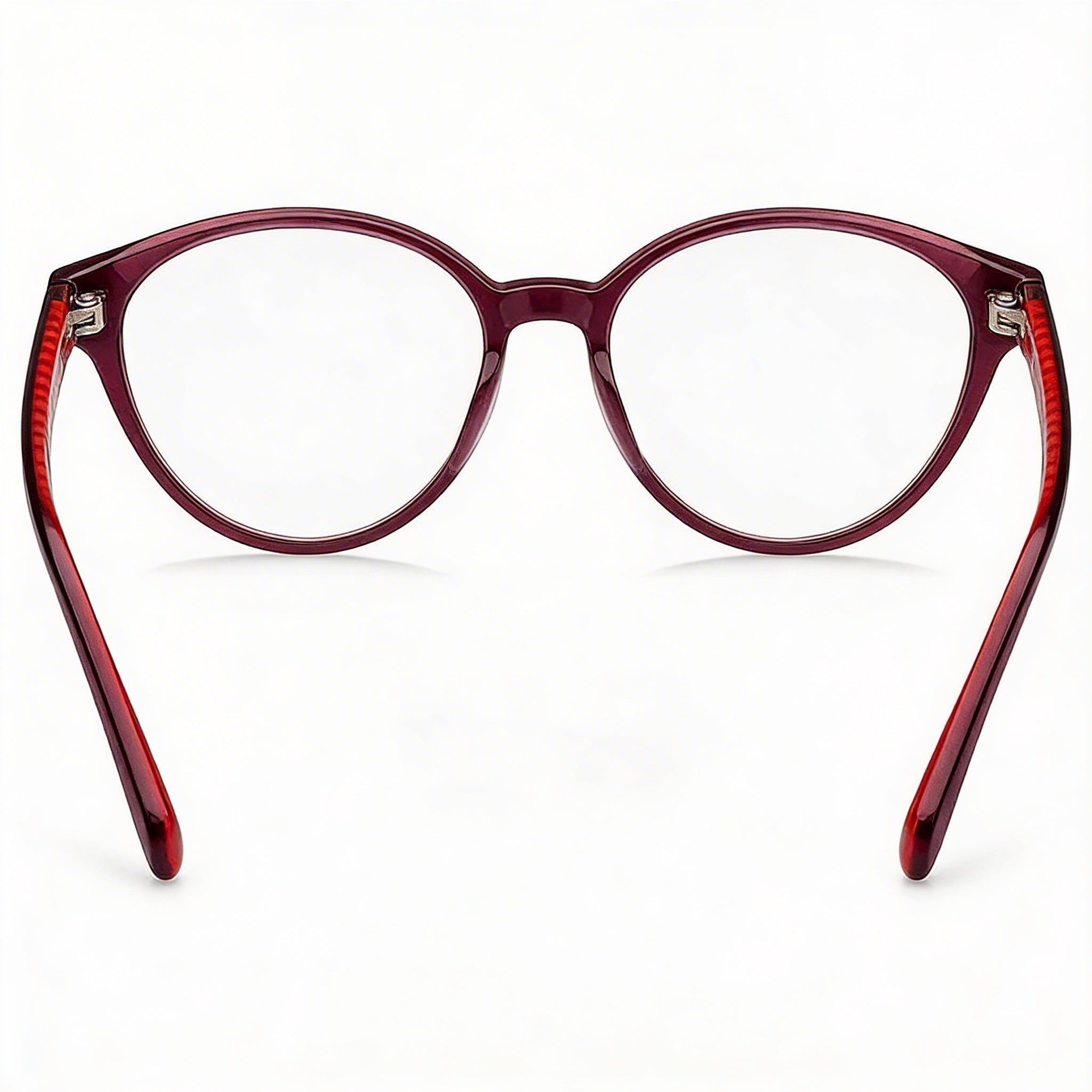 Tommy Hilfiger Modern Women's Optical Frame in Burgundy Pattern Red, Size 50-17-140, Photo 4